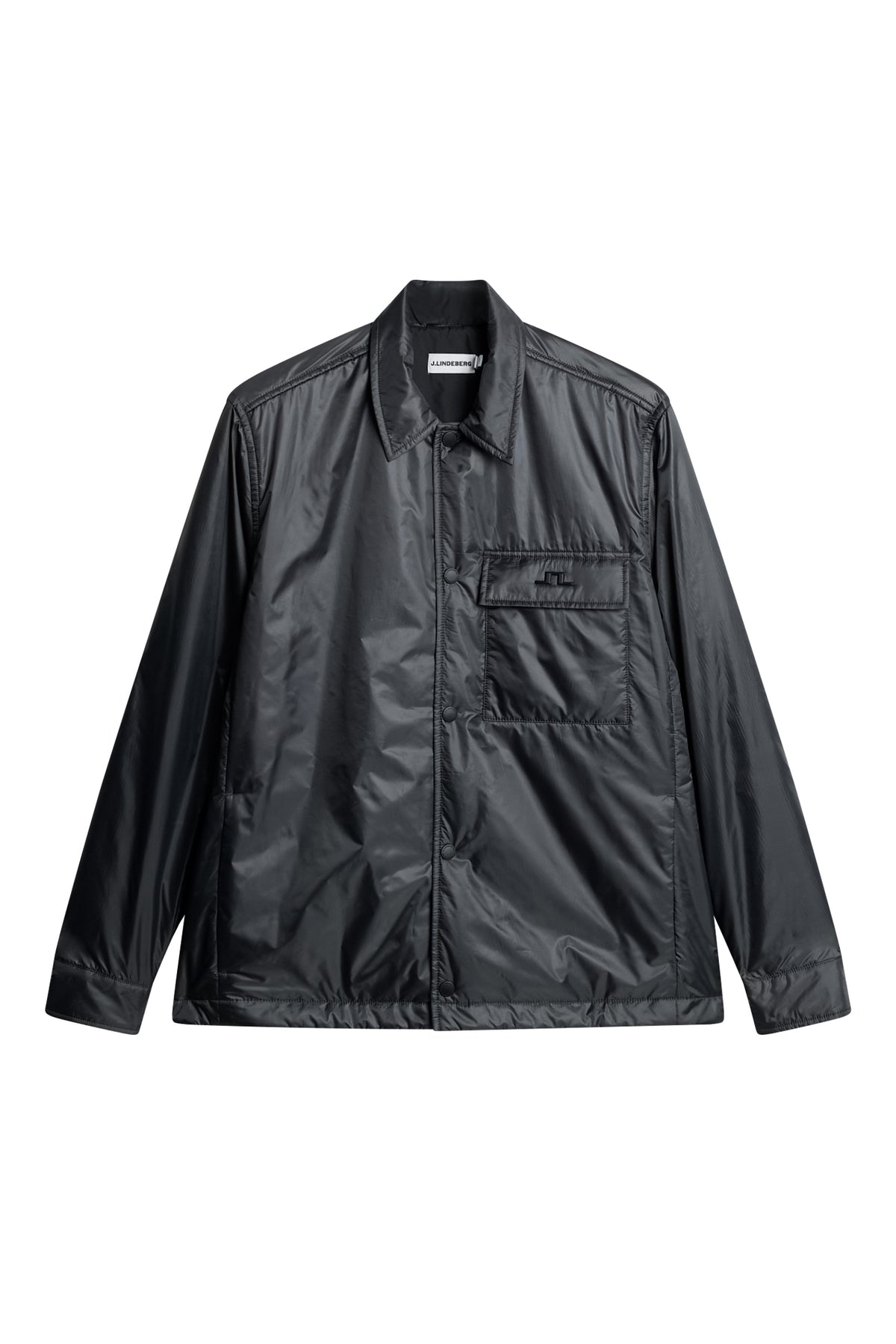 Nile Nylon padded Overshirt in Asphalt by J.Lindeberg