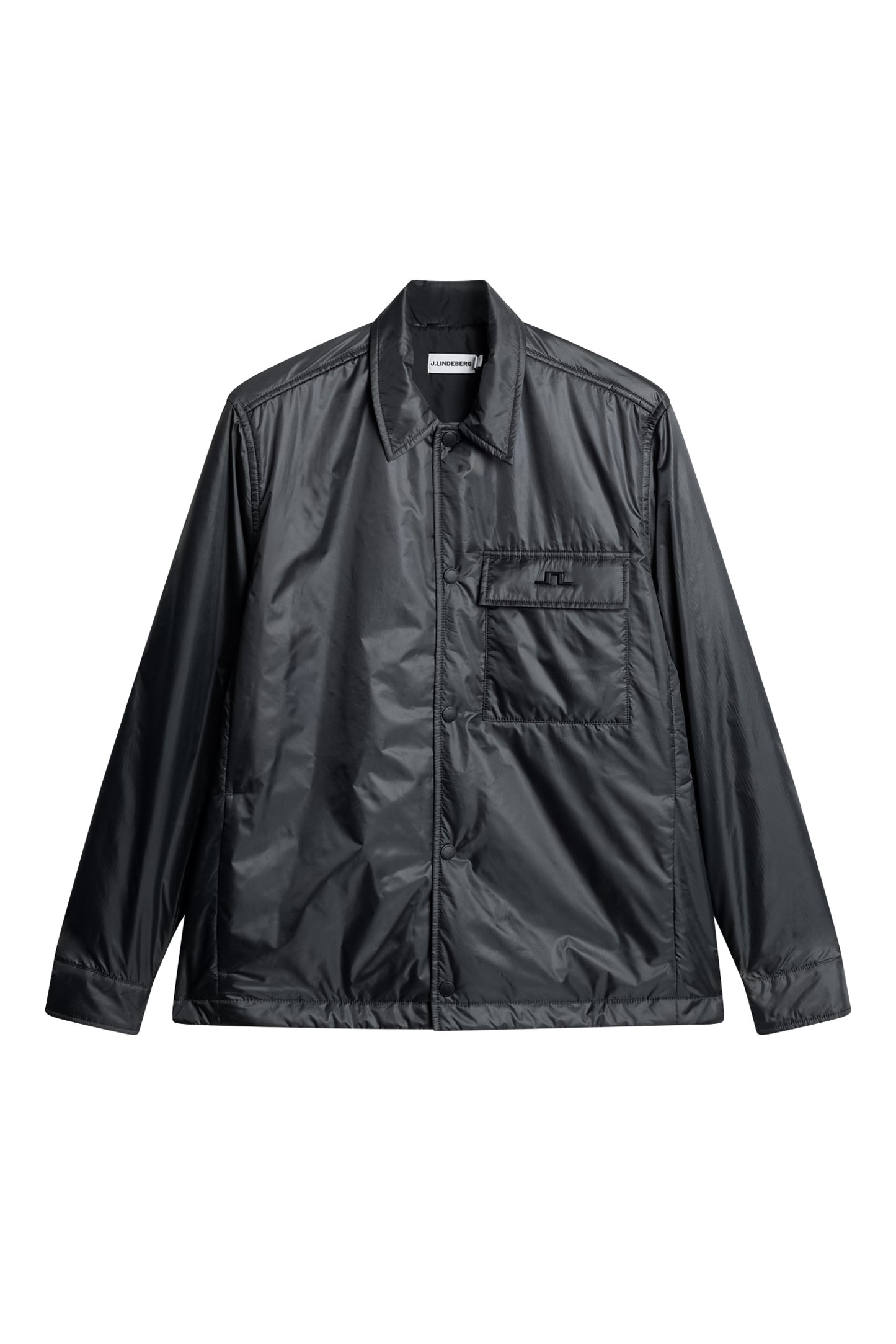 Nile Nylon padded Overshirt in Asphalt by J.Lindeberg
