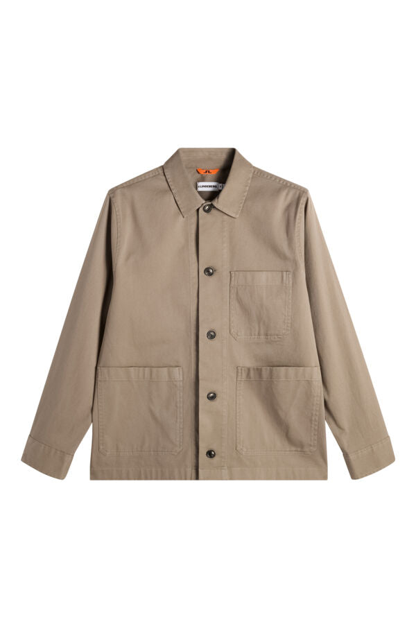 Easton Cotton Overshirt / Brindle