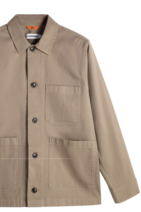 Easton Cotton Overshirt / Brindle