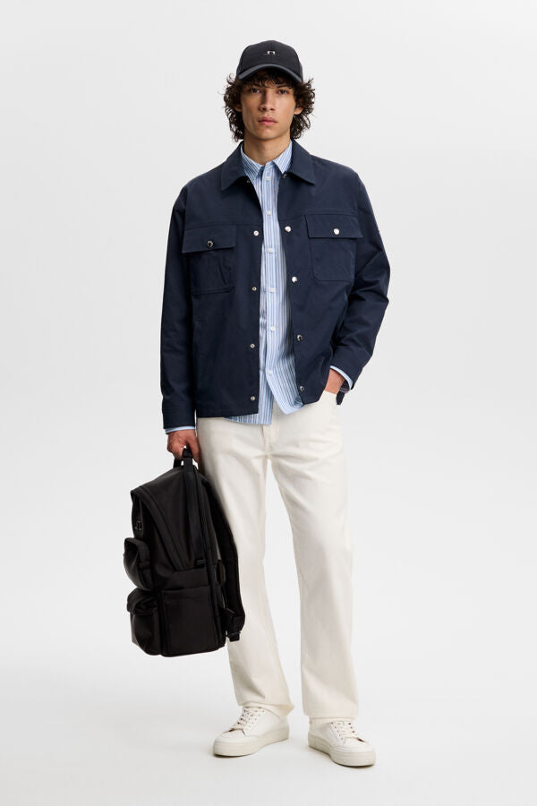 Shaley Overshirt / JL Navy