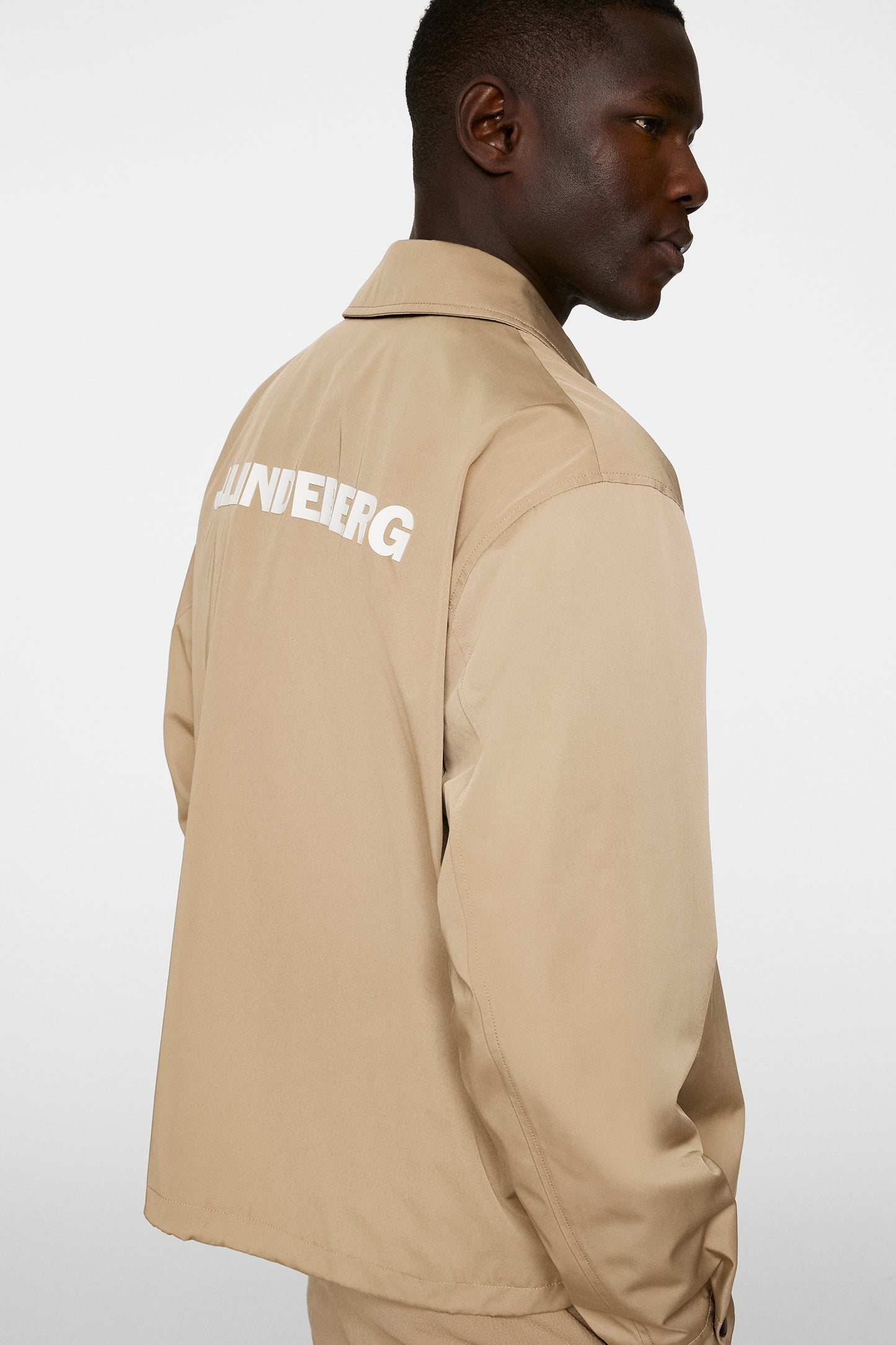 Frazer Coach Jacket in Batique Khaki by J.Lindeberg