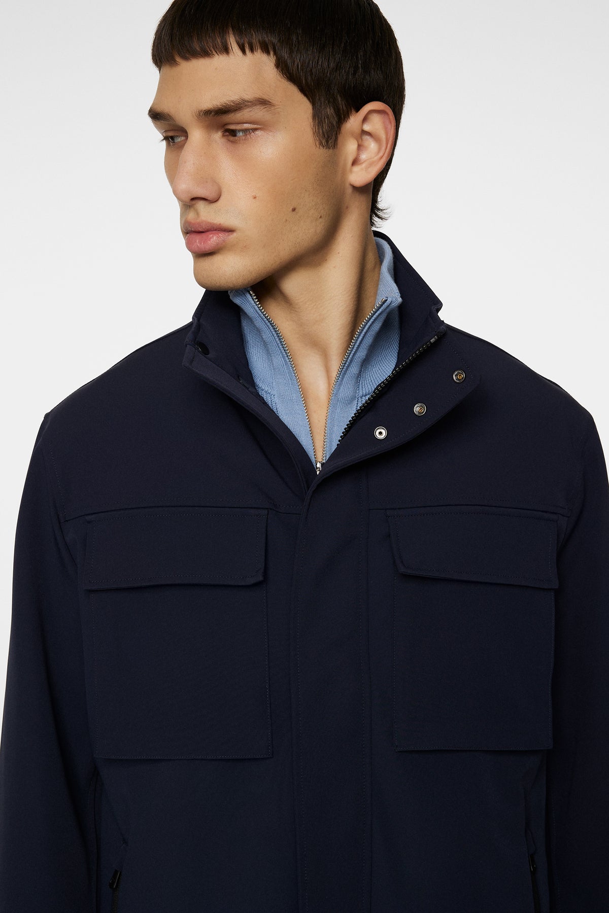 Riley 4 Way Stretch Jacket in JL Navy by J.Lindeberg