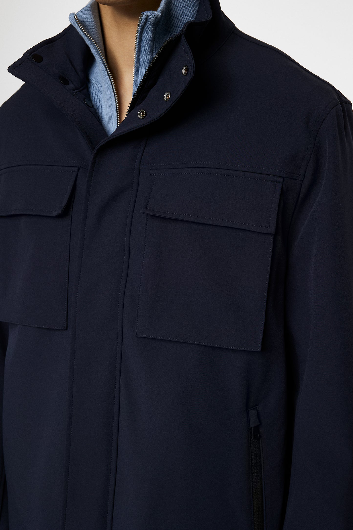 Riley 4 Way Stretch Jacket in JL Navy by J.Lindeberg