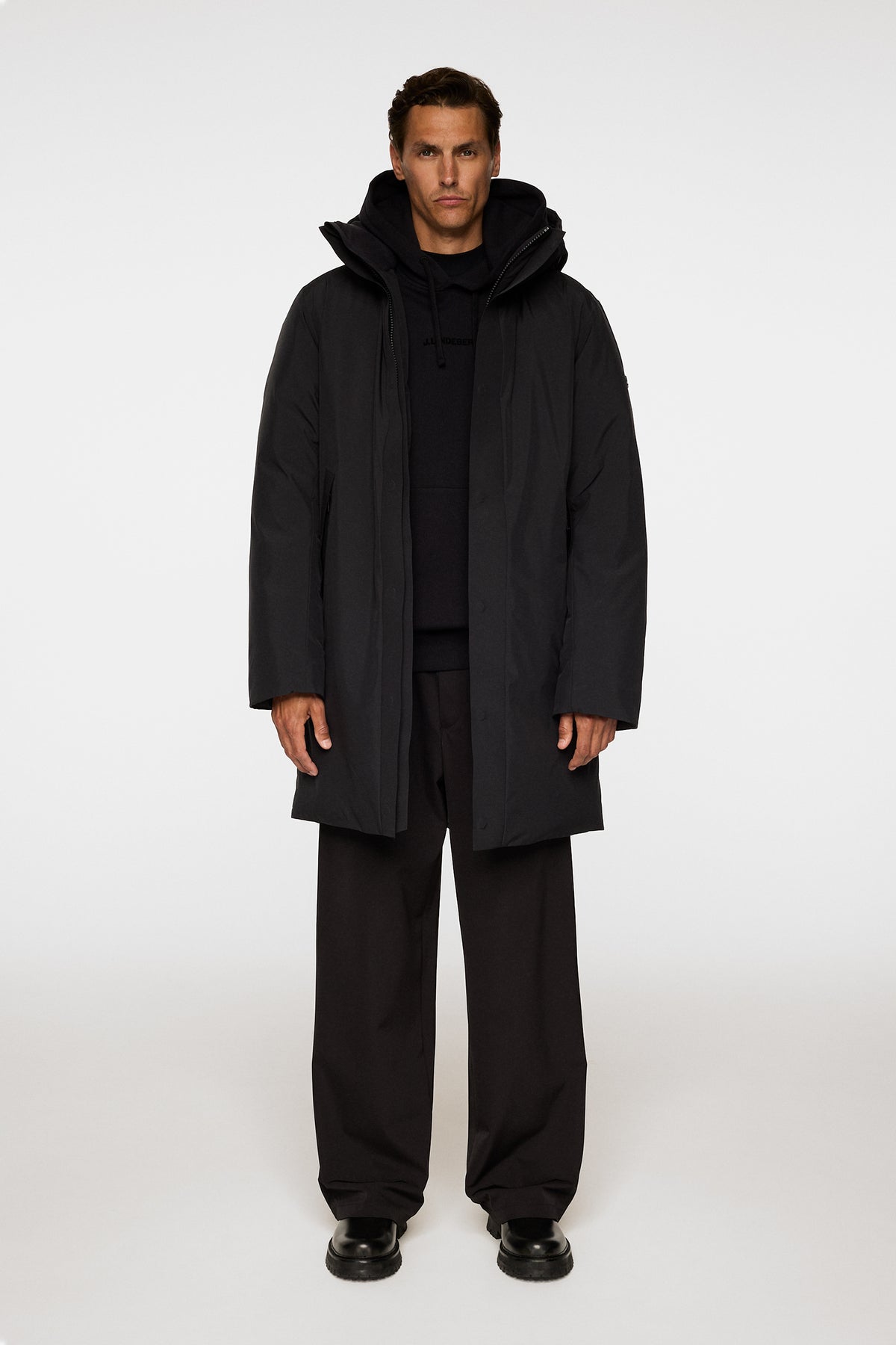 Alon 3L Down Parka in Black by J.Lindeberg