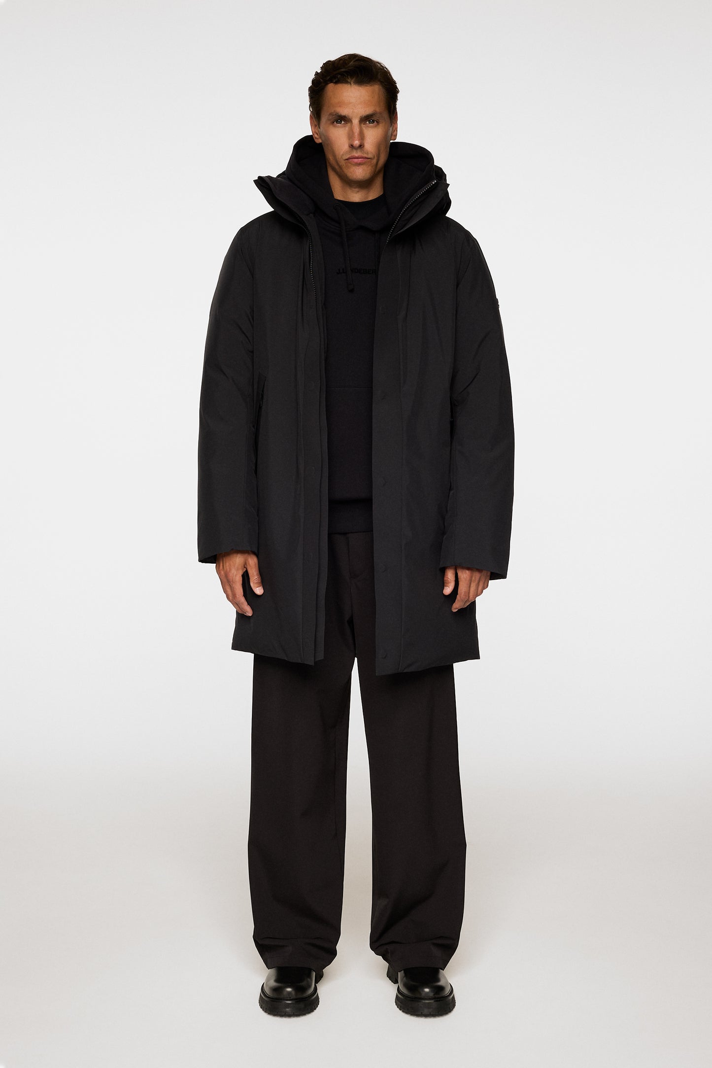 Alon 3L Down Parka in Black by J.Lindeberg