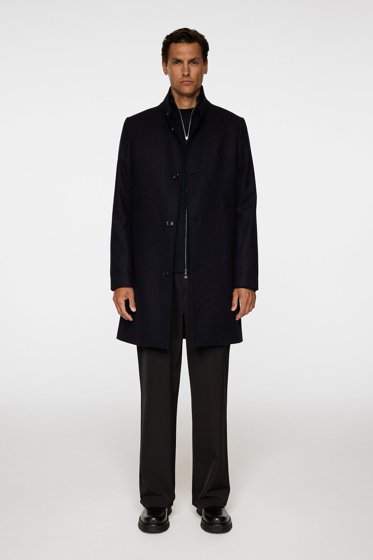 Jesse Melton Coat in JL Navy by J.Lindeberg