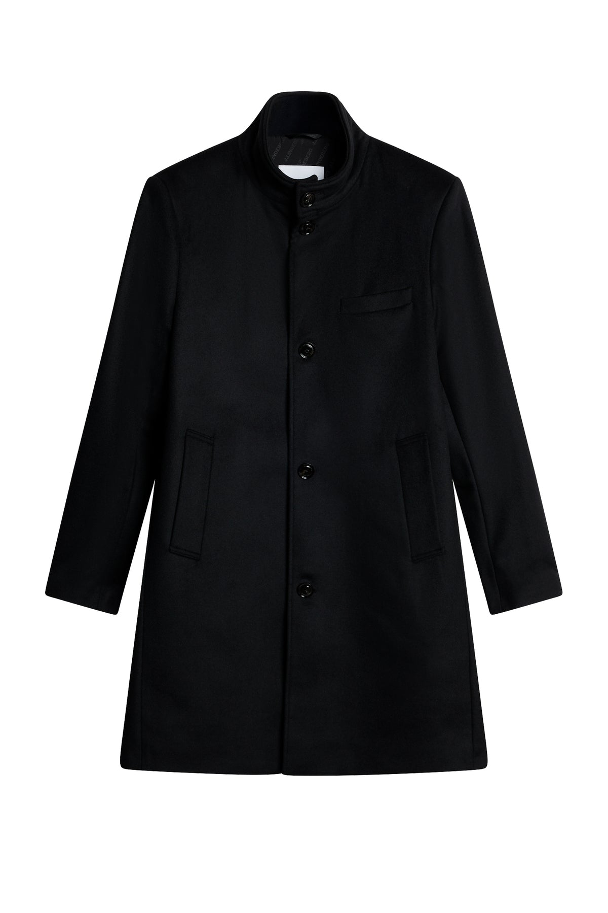 Jesse Melton Coat in Black by J.Lindeberg