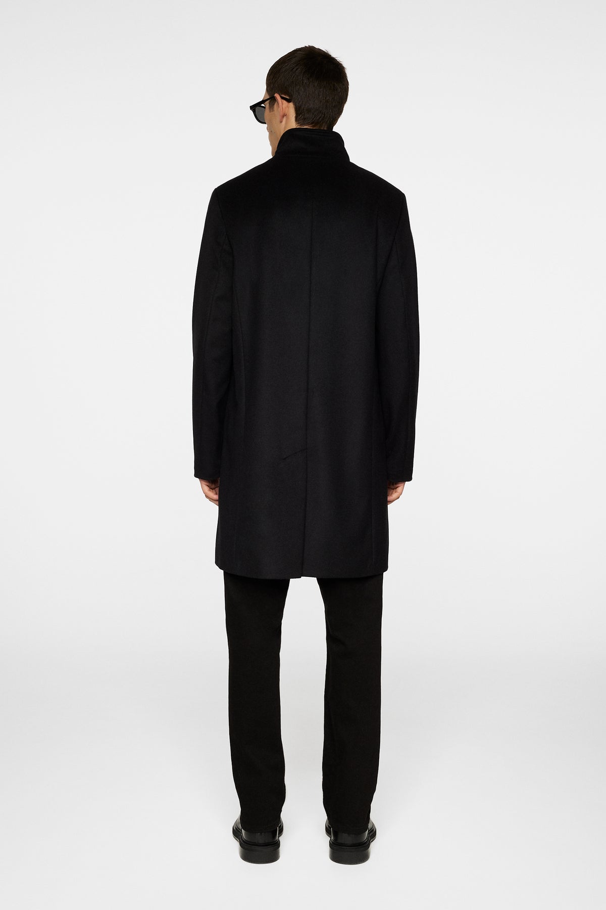 Jesse Melton Coat in Black by J.Lindeberg