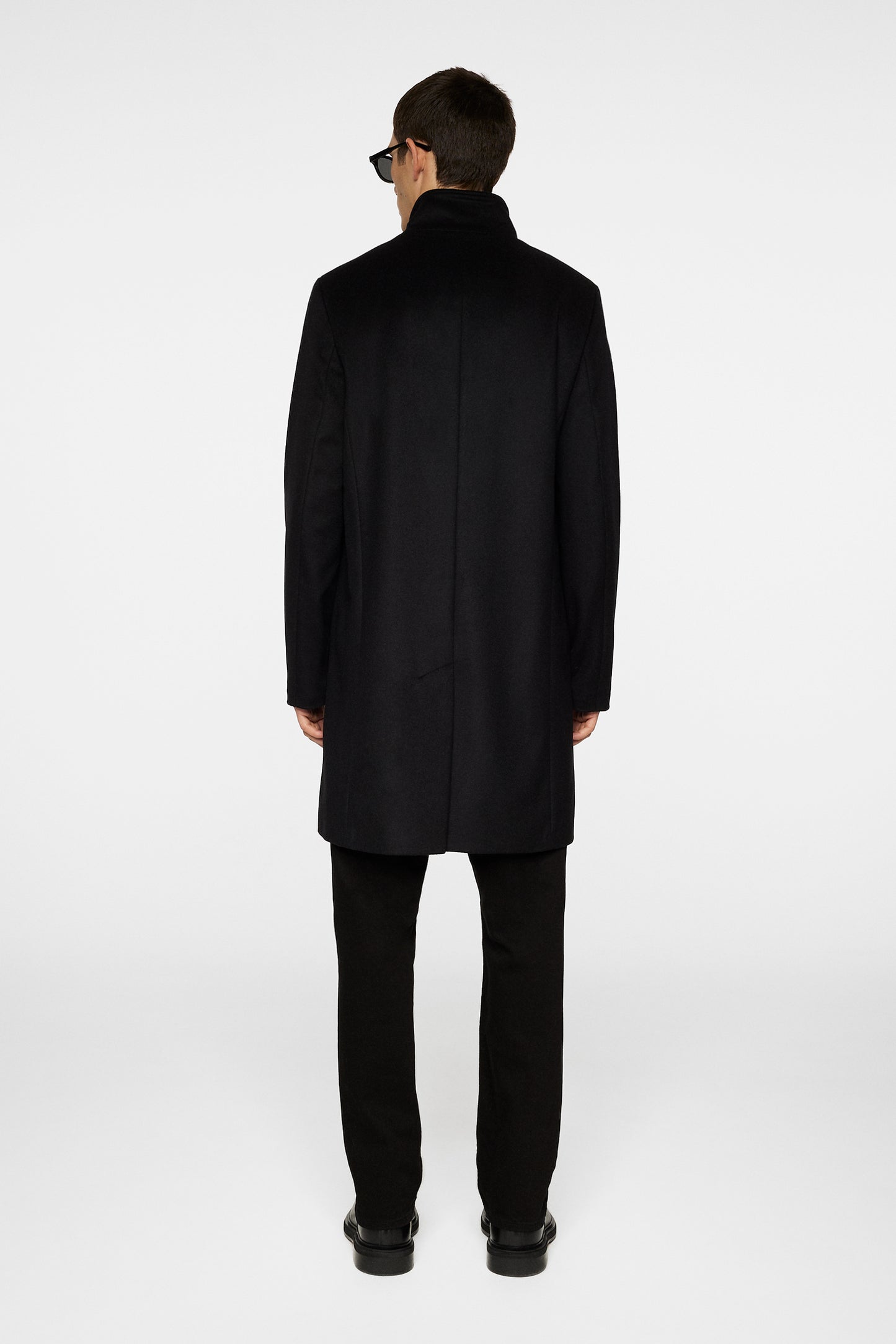 Jesse Melton Coat in Black by J.Lindeberg