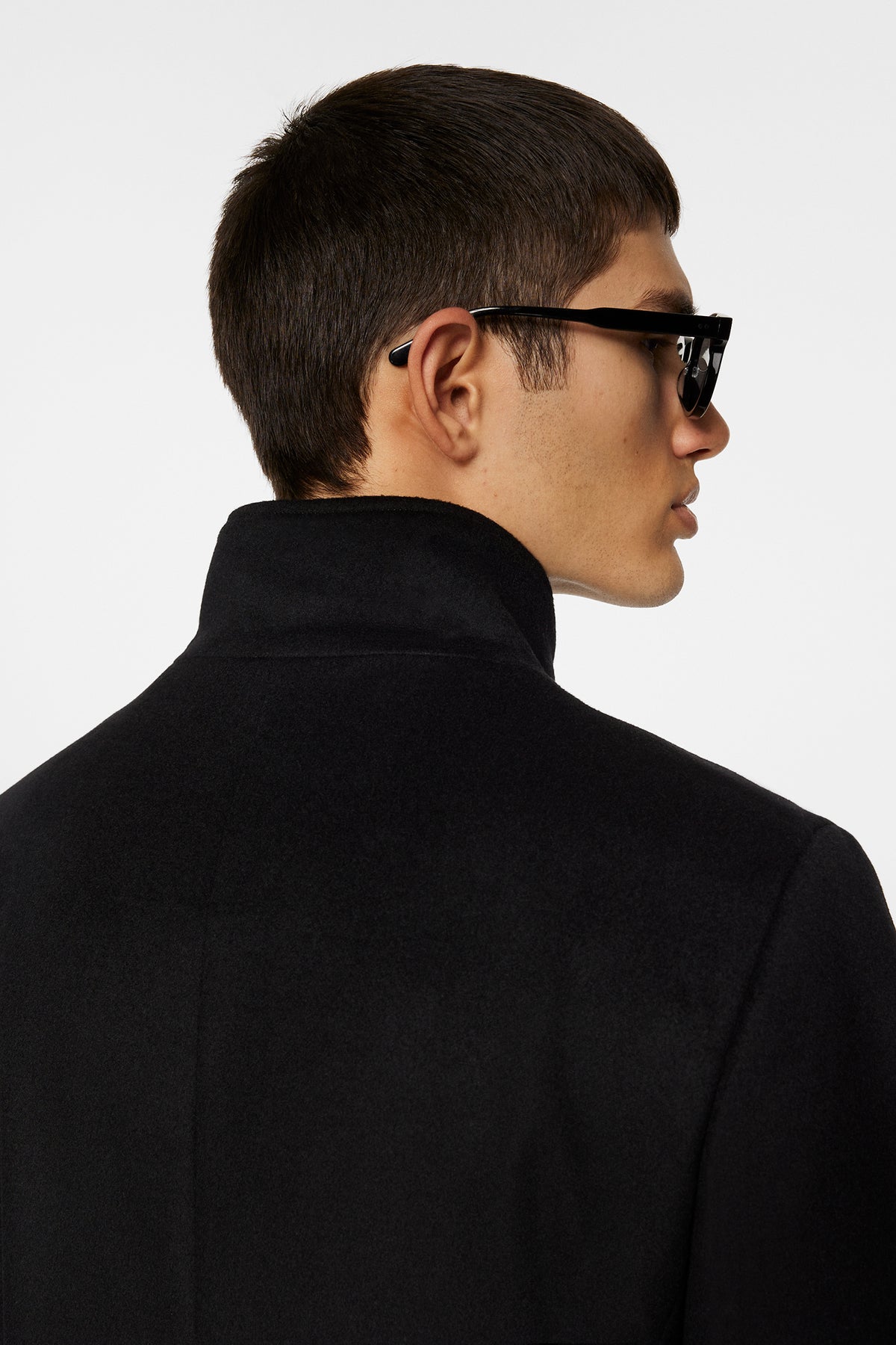 Jesse Melton Coat in Black by J.Lindeberg