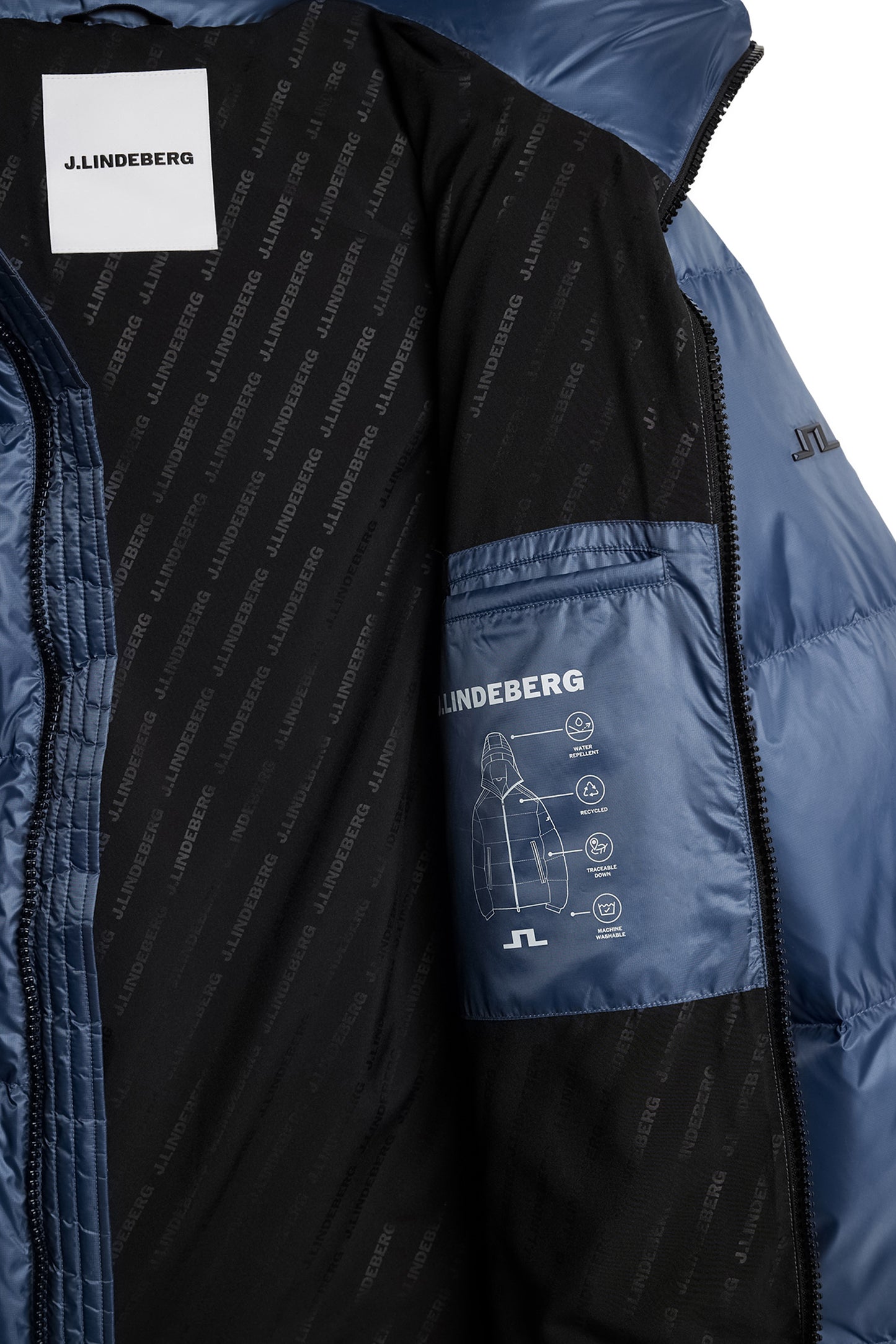 Daryl Down Jacket in Vintage Indigo by J.Lindeberg