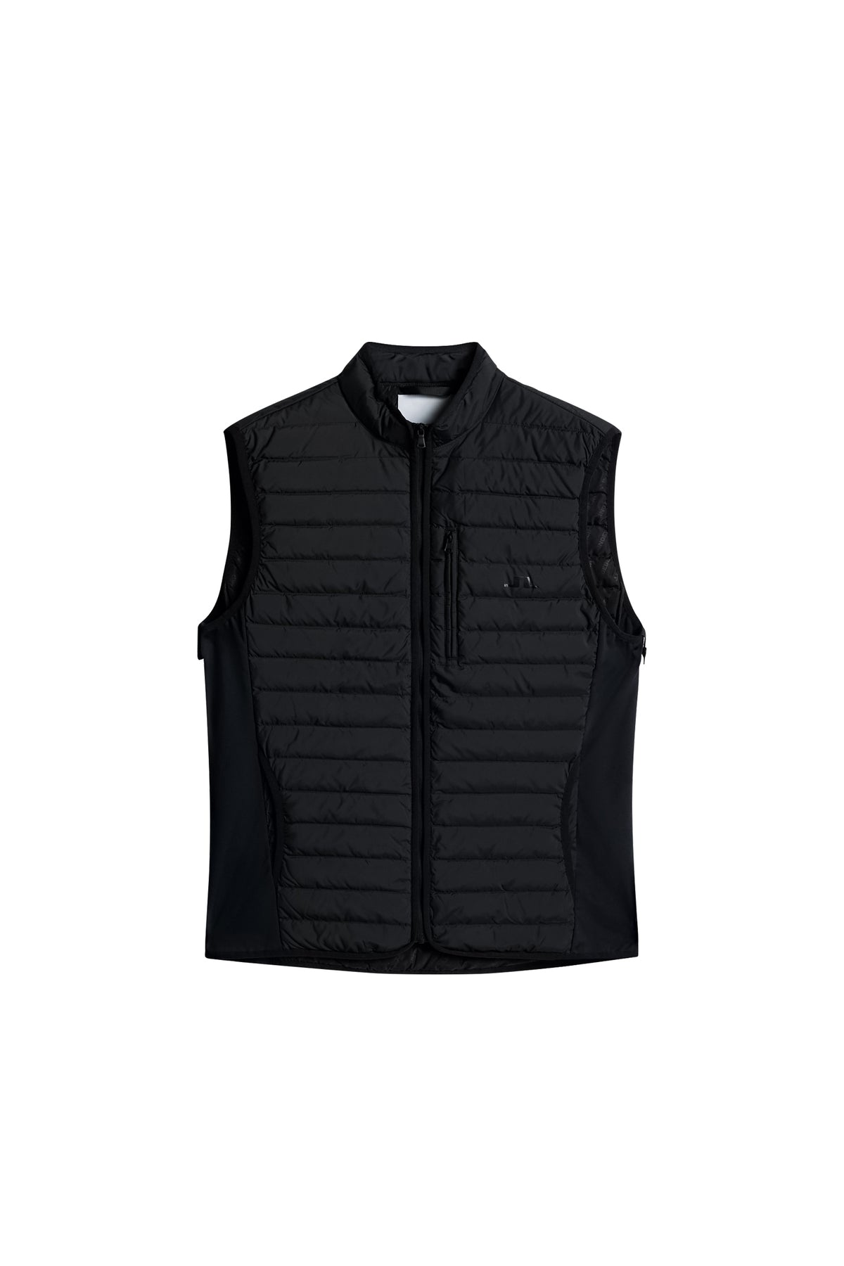 Pace Down liner Vest in Black by J.Lindeberg