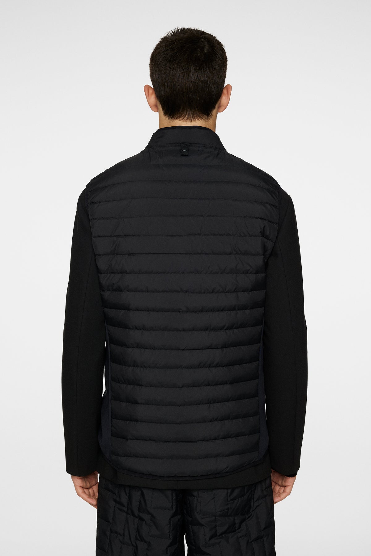 Pace Down liner Vest in Black by J.Lindeberg