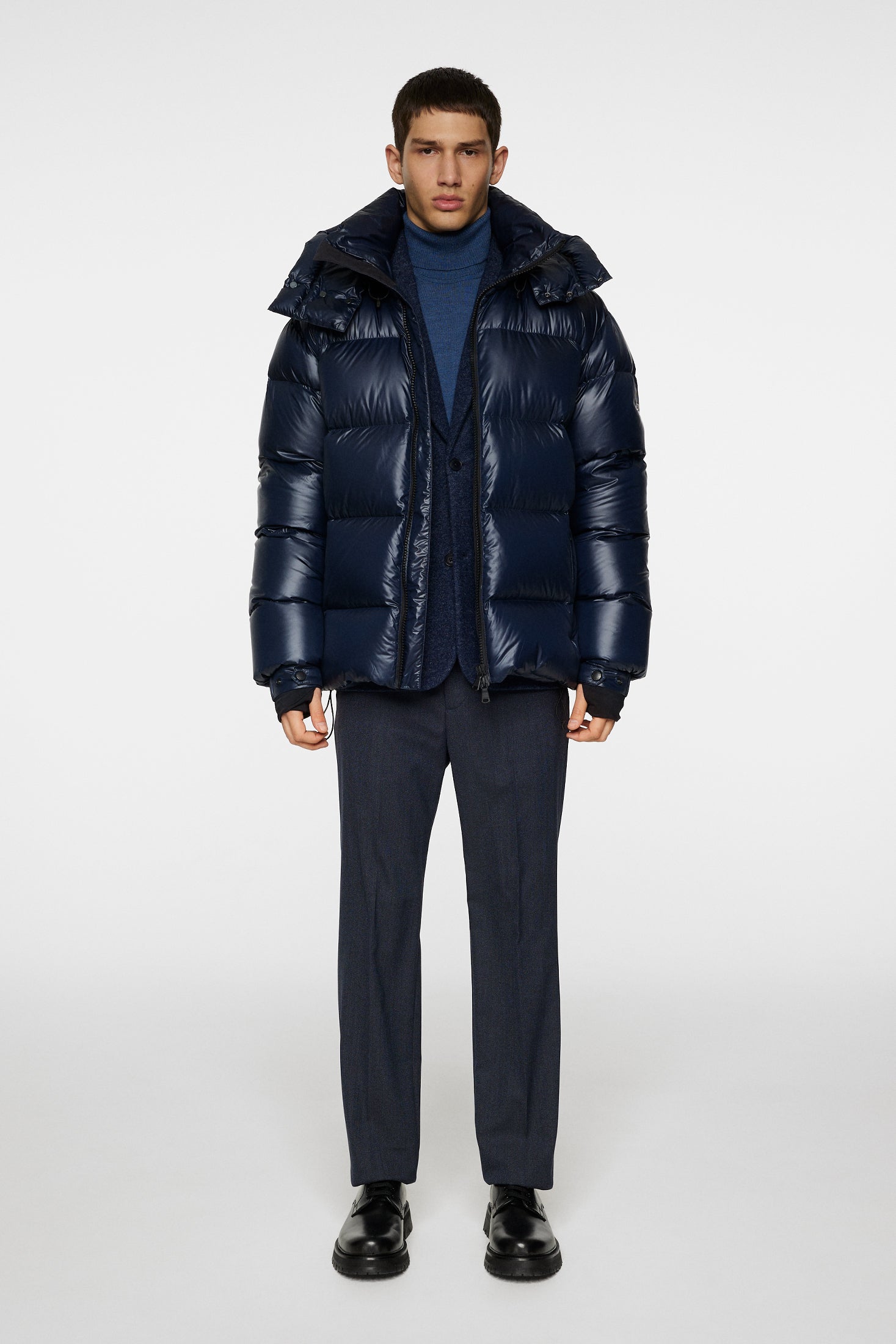 JLINDEBERG フード付きジャケット ネイビー Creek Down Jacket / JL Navy – J.LINDEBERG