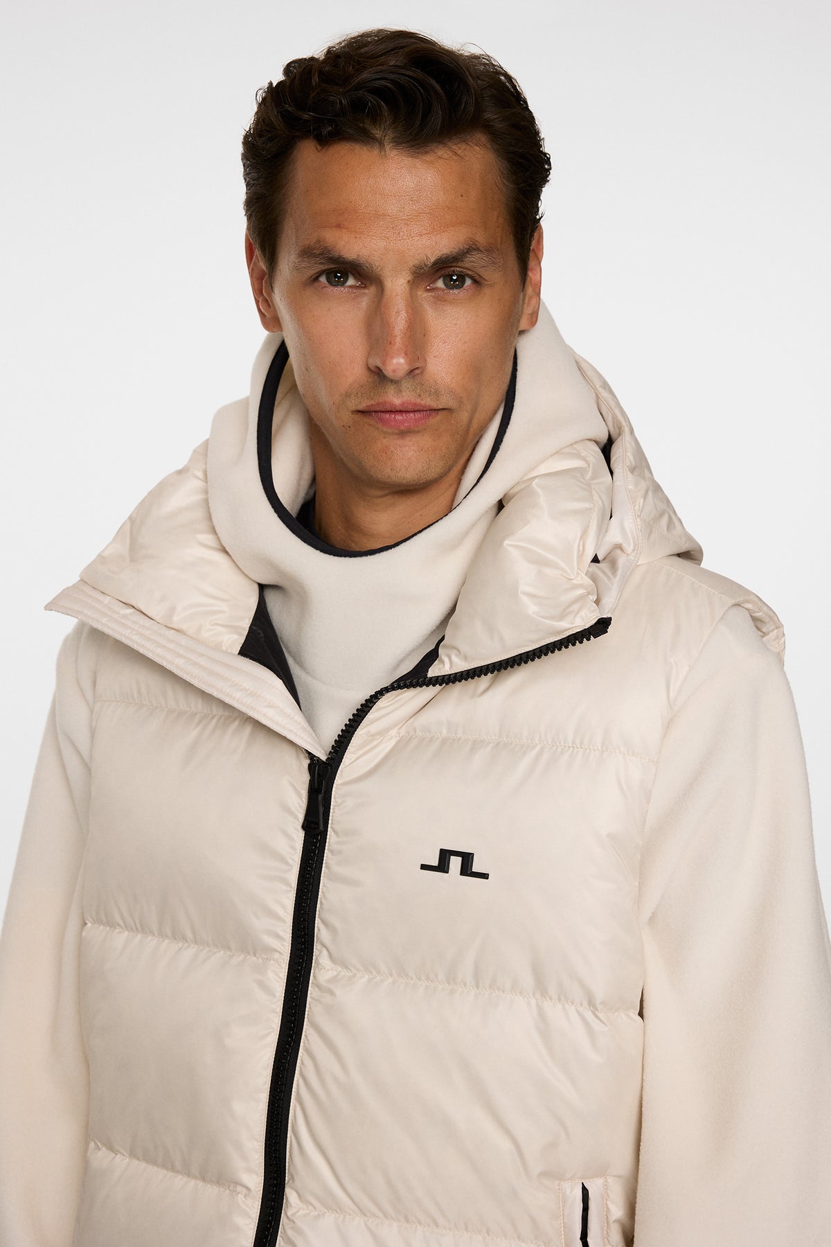 Daryl Down Vest in Moonbeam by J.Lindeberg