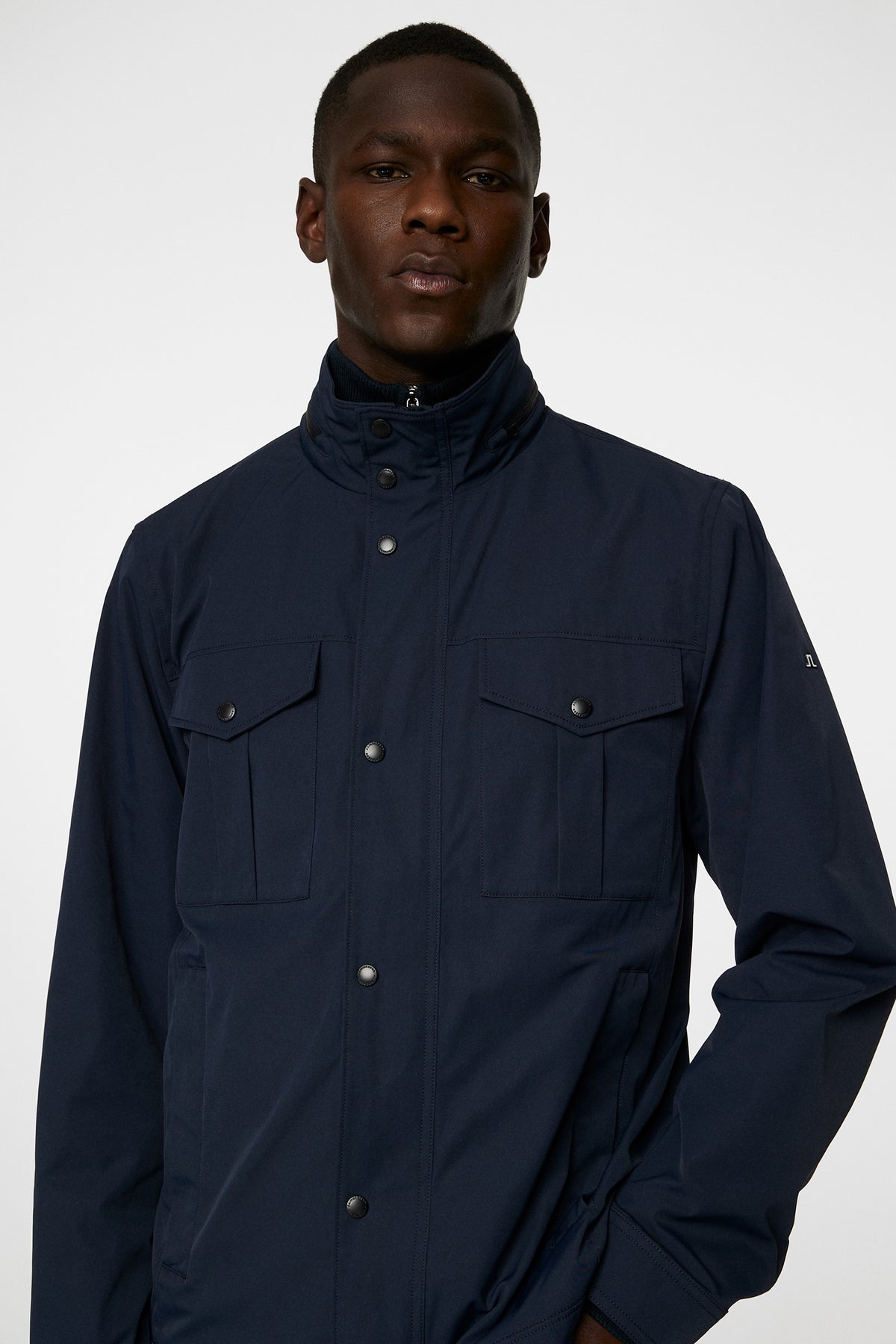 Bailey Poly Jacket in JL Navy by J.Lindeberg
