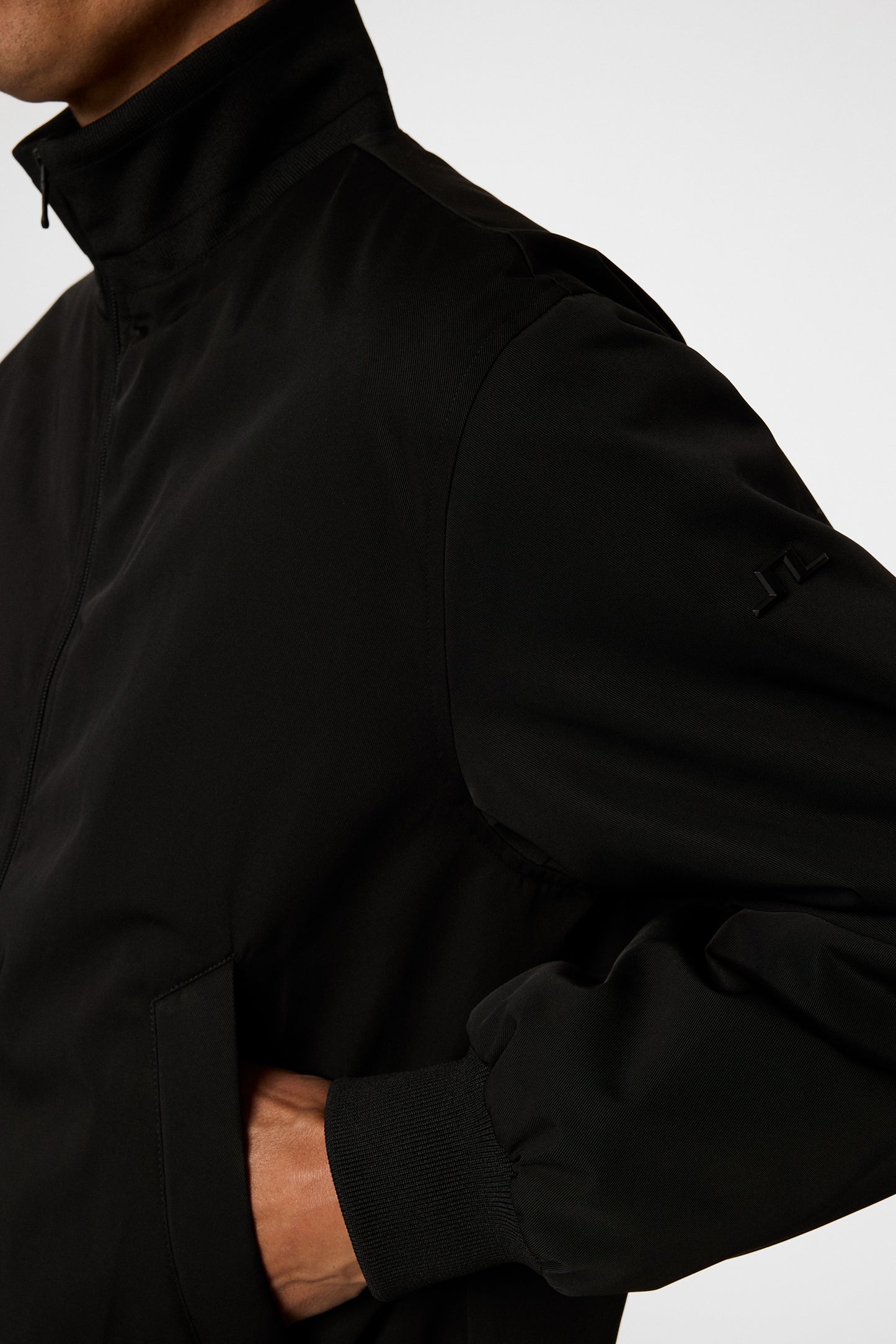 Berkley 2L Bomber Jacket in Black by J.Lindeberg