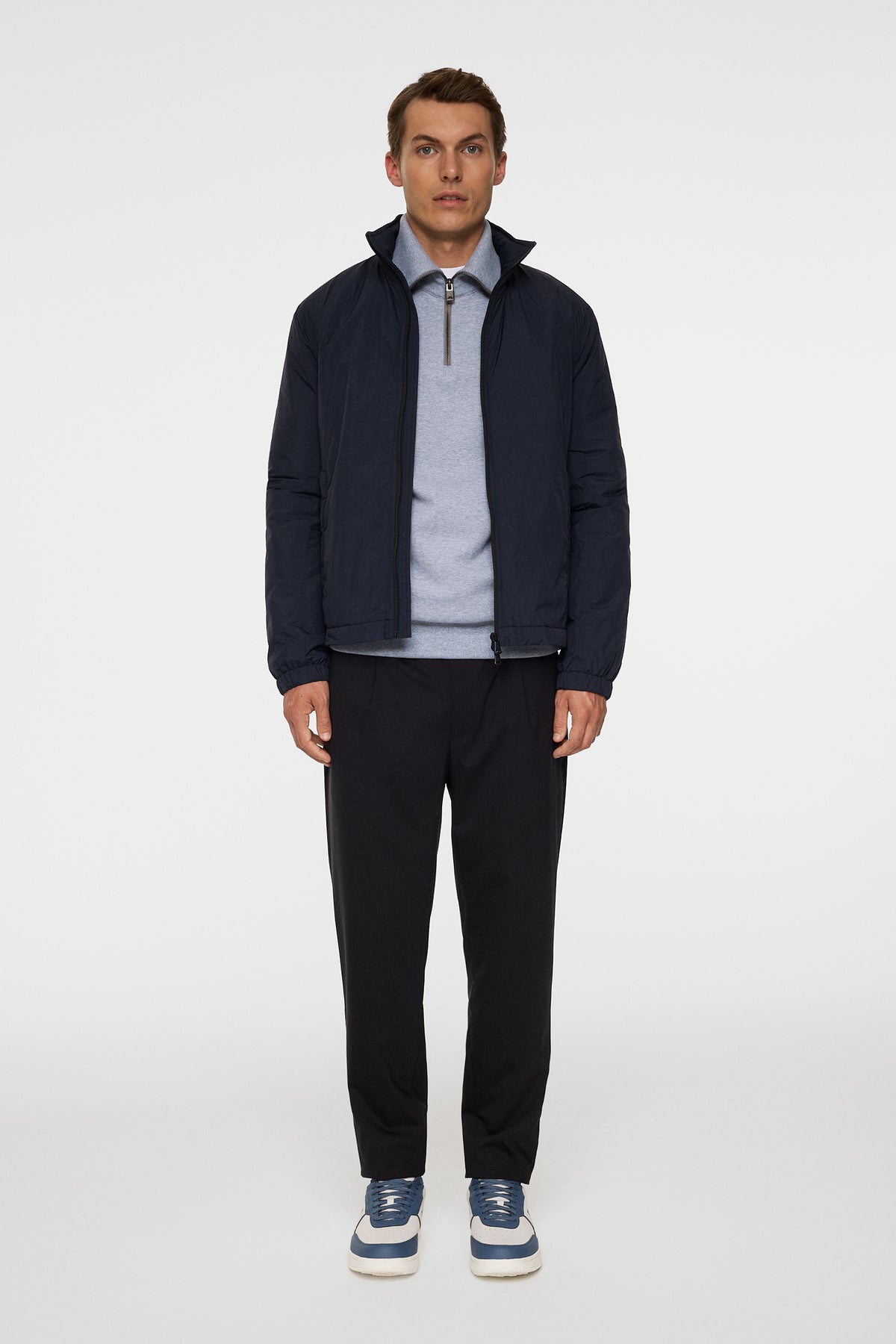 Parrie ligh padd pack jkt in JL Navy by J.Lindeberg