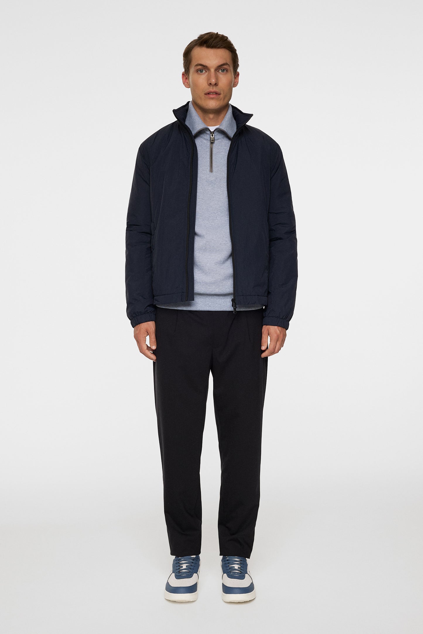 Parrie ligh padd pack jkt in JL Navy by J.Lindeberg