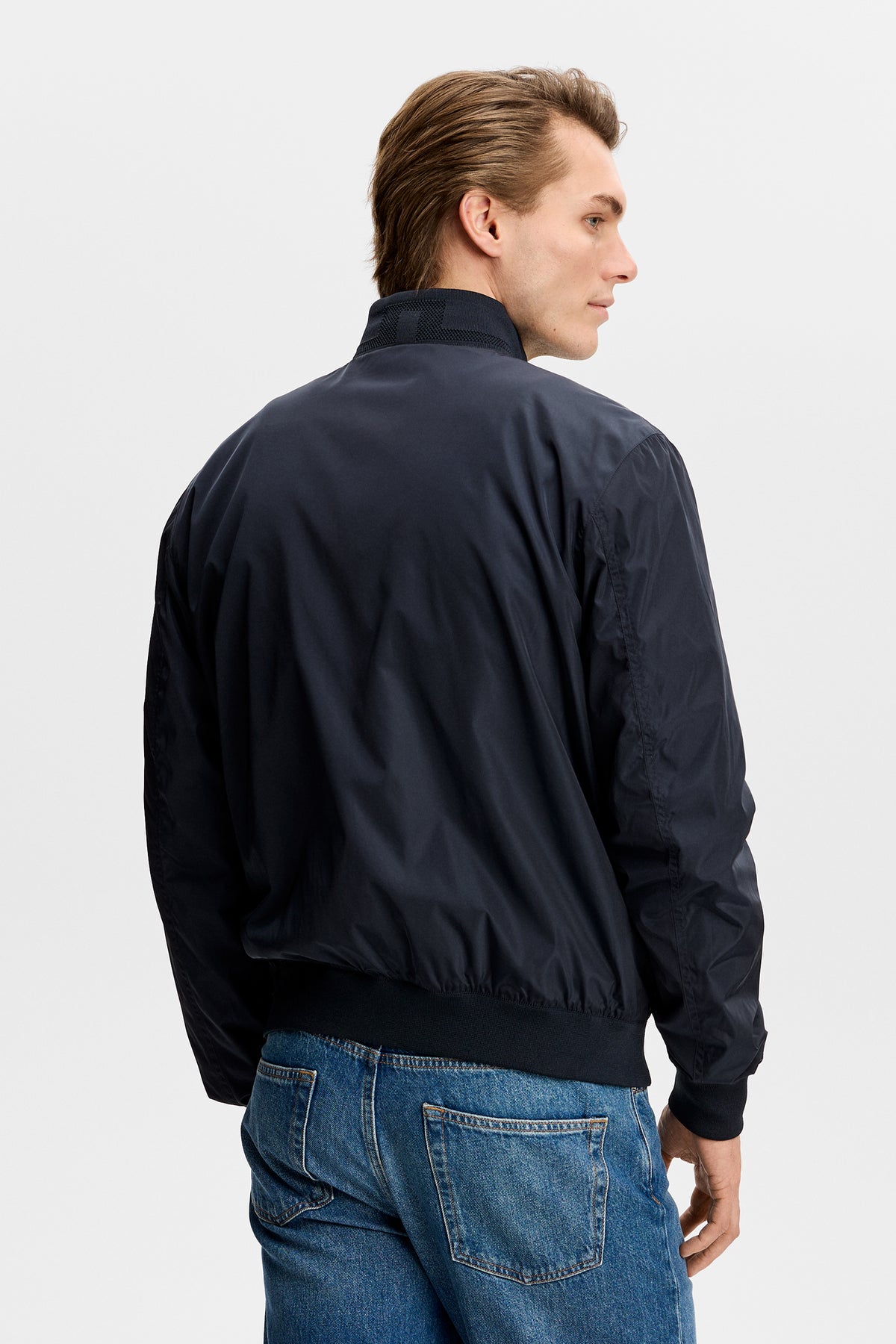 Kevin Poly Jacket in JL Navy by J.Lindeberg