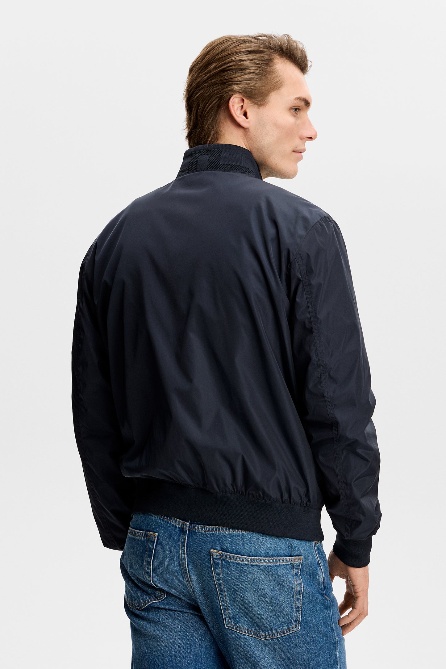 Kevin Poly Jacket in JL Navy by J.Lindeberg