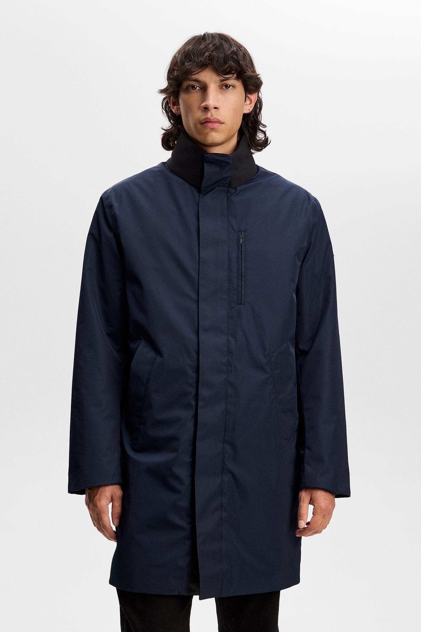 Harold Padded Jacket in JL Navy by J.Lindeberg