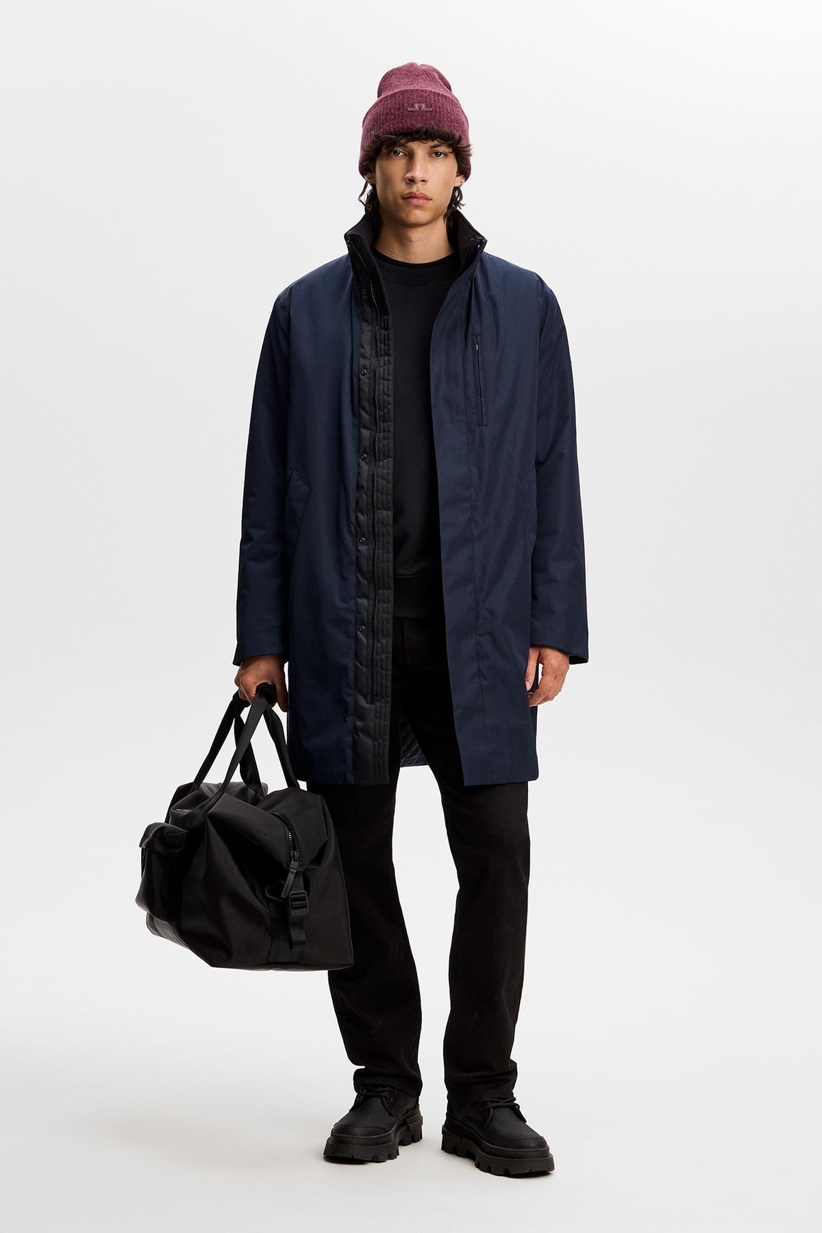 Harold Padded Jacket in JL Navy by J.Lindeberg