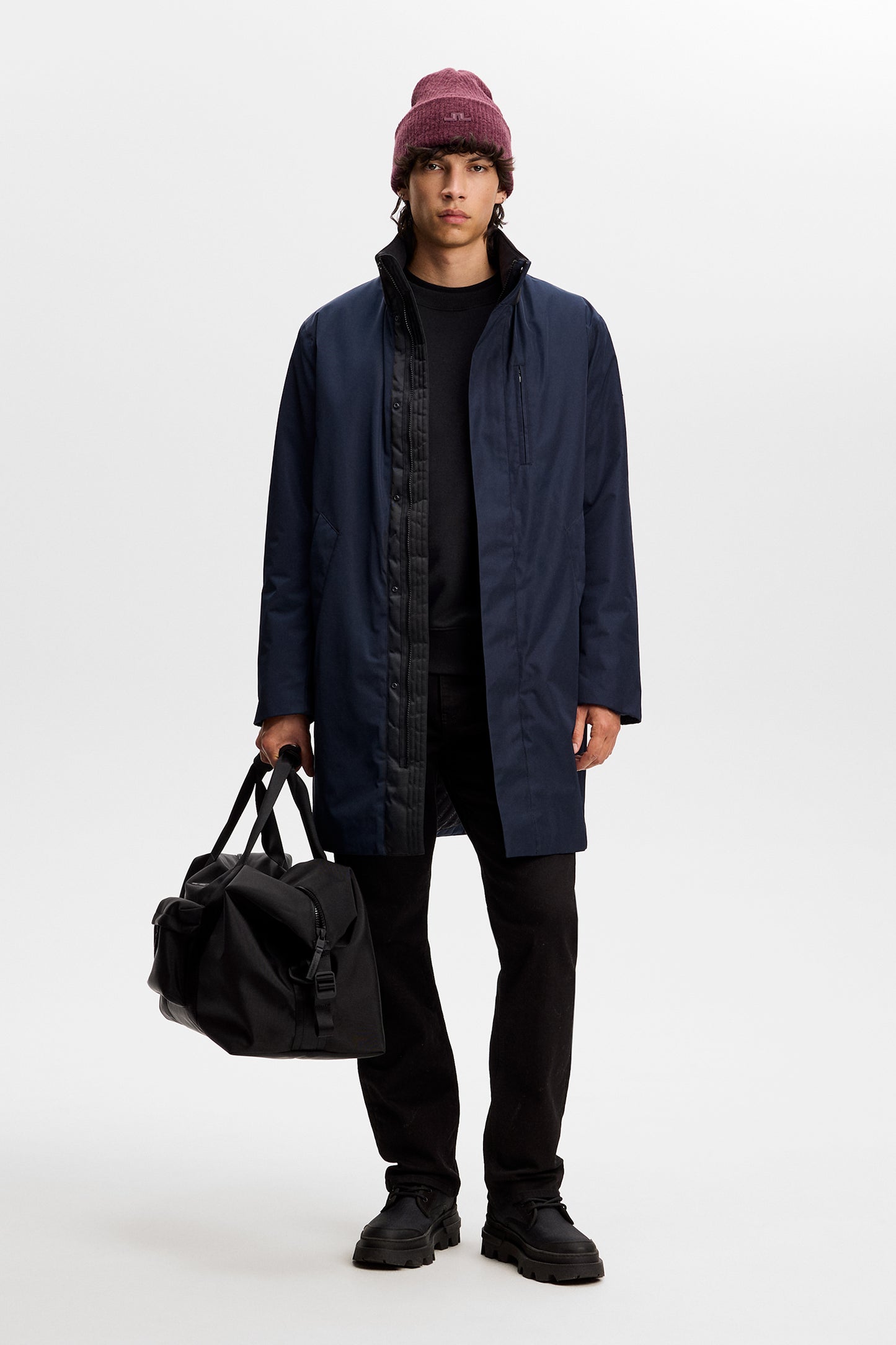 Harold Padded Jacket in JL Navy by J.Lindeberg