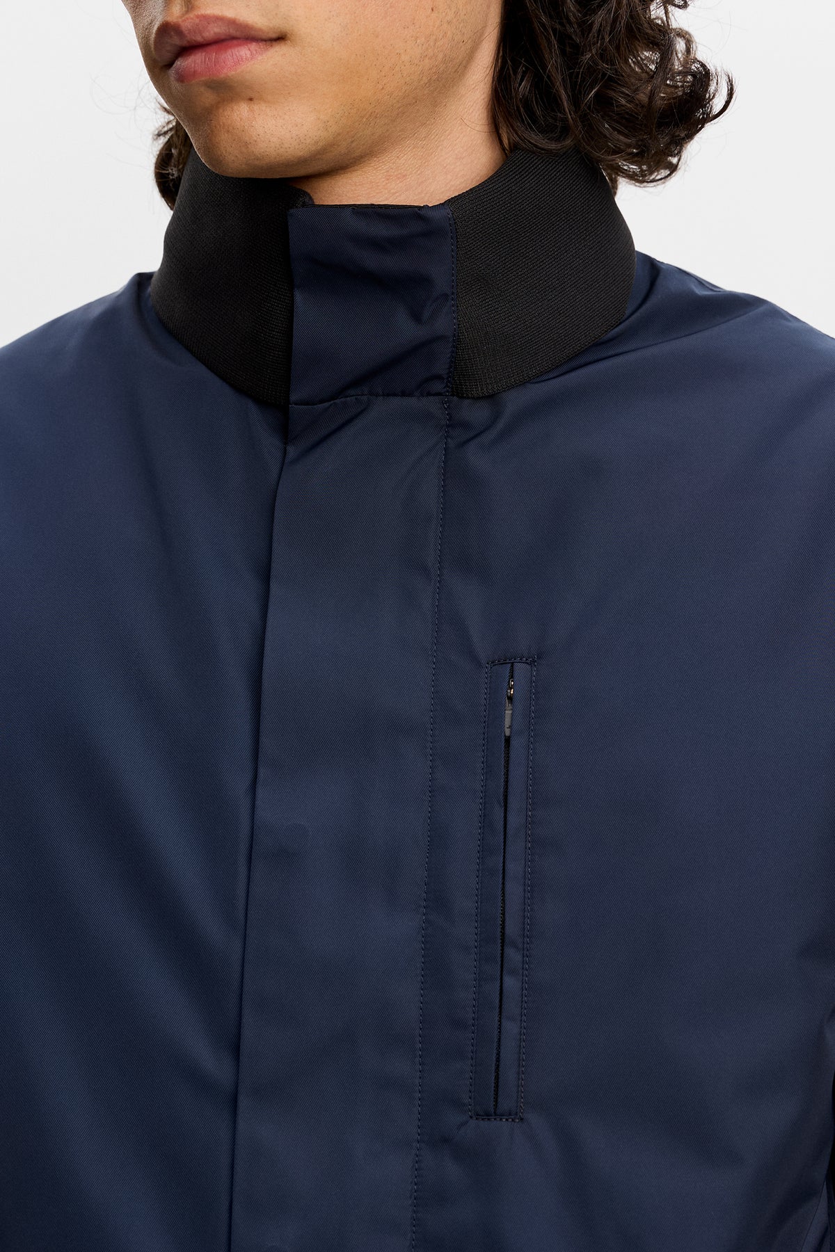 Harold Padded Jacket in JL Navy by J.Lindeberg