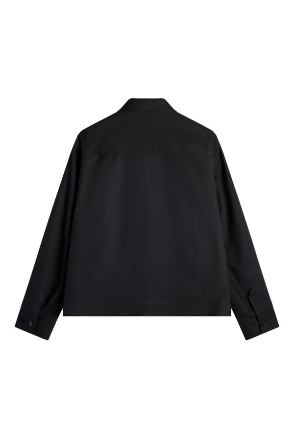 Jevin Brushed Twill Jacket / Black