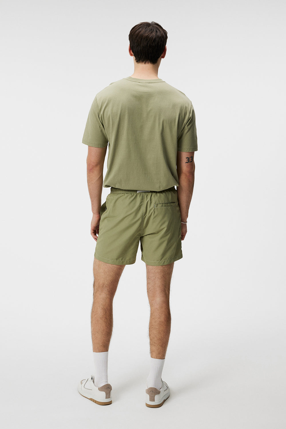 Men Oversized Nylon Top - Black - SM2505104C