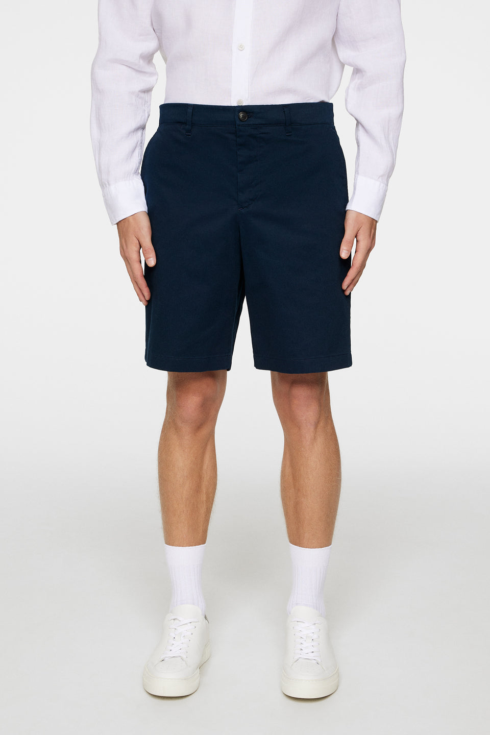 Shane Cloud Satin Shorts / JL Navy