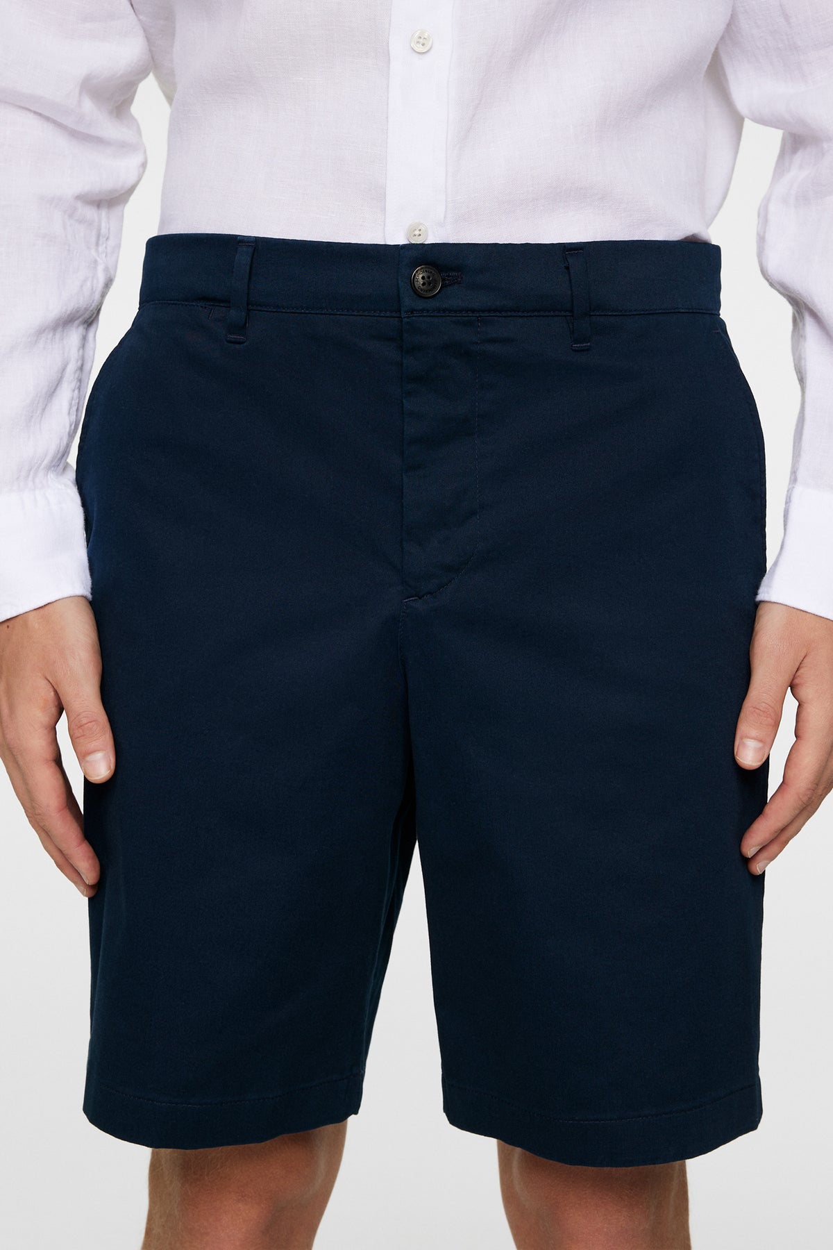 Shane Cloud Satin Shorts in JL Navy by J.Lindeberg