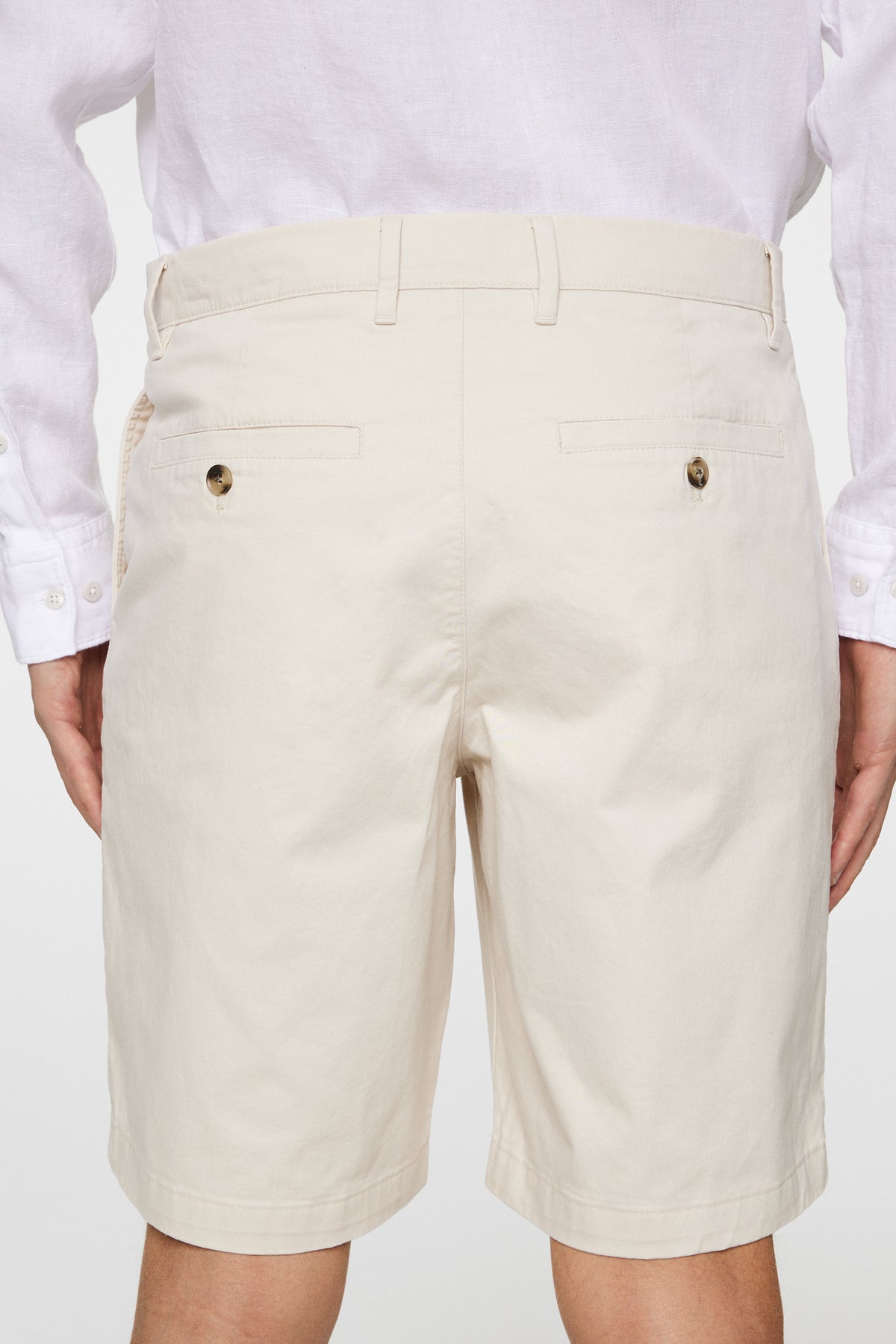 Shane Cloud Satin Shorts in Moonbeam by J.Lindeberg