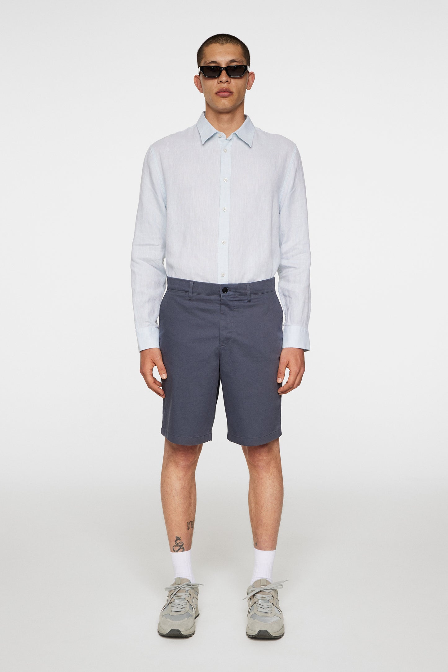 Shane Cloud Satin Shorts in Ombre Blue by J.Lindeberg