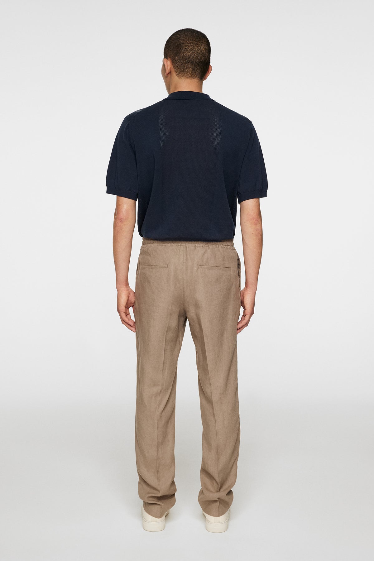 Soren Drape Linen Pants in Sepia Tint by J.Lindeberg