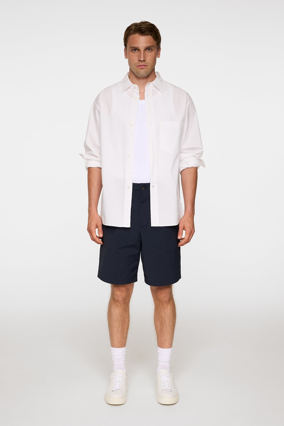Gibson Summer Stretch Shorts in JL Navy by J.Lindeberg