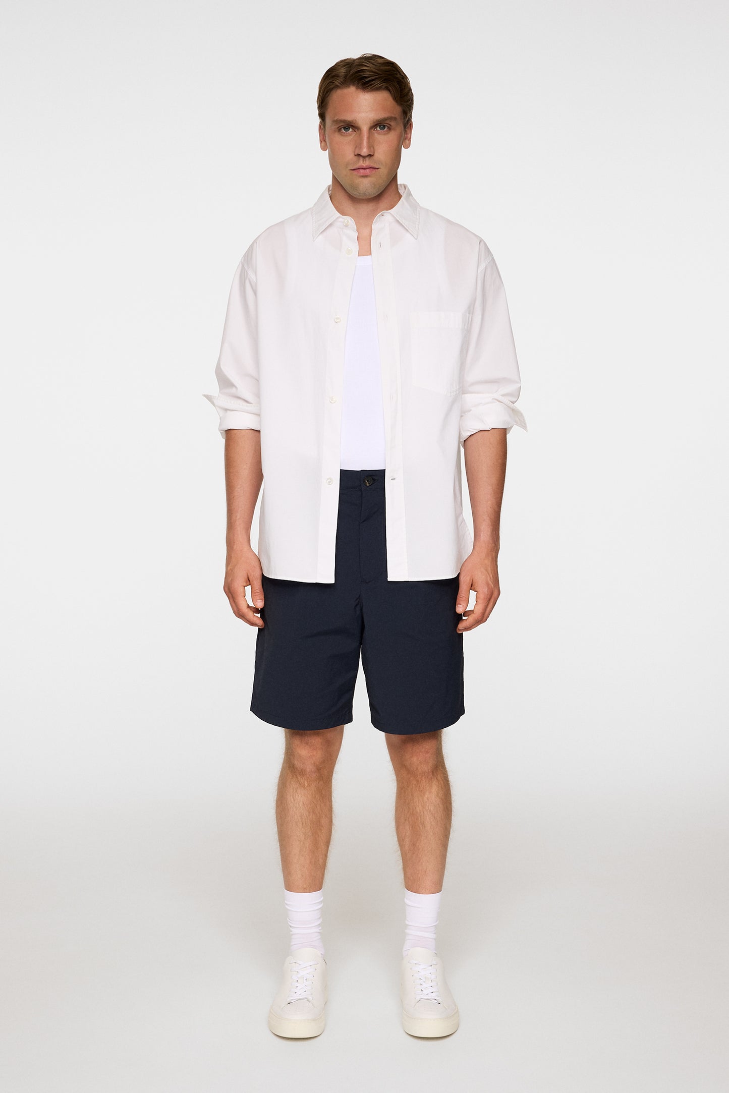 Gibson Summer Stretch Shorts in JL Navy by J.Lindeberg