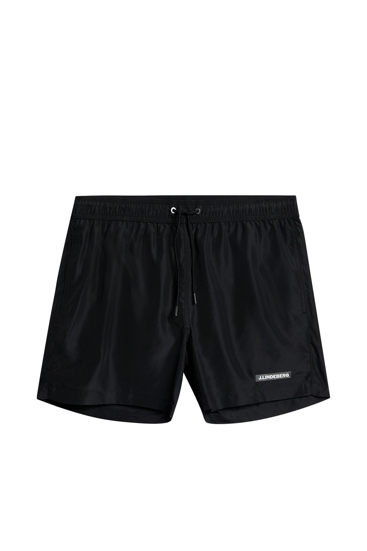 Banks Solid Swim Trunks in Black by J.Lindeberg