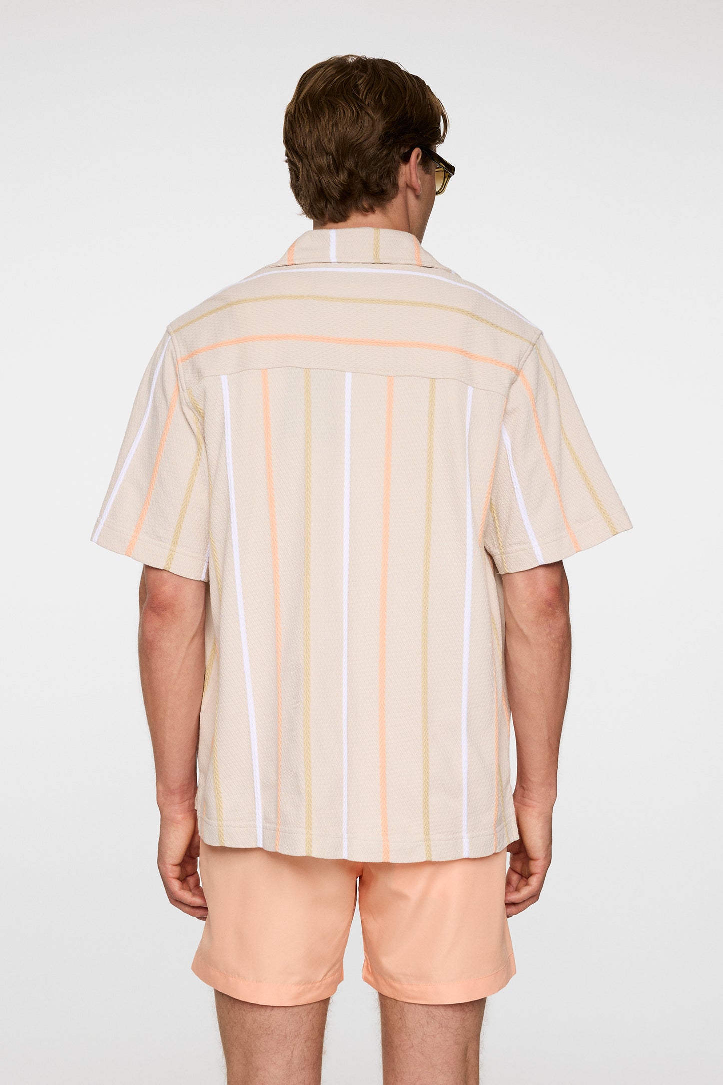 Banks Solid Swim Trunks in Mock Orange by J.Lindeberg