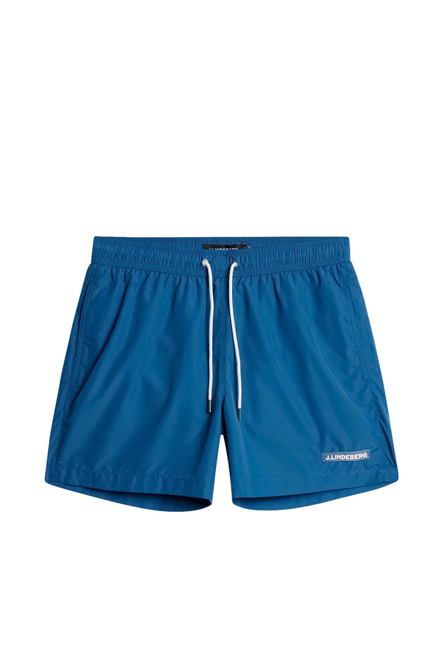 Banks Solid Swim Trunks in Dark Blue by J.Lindeberg