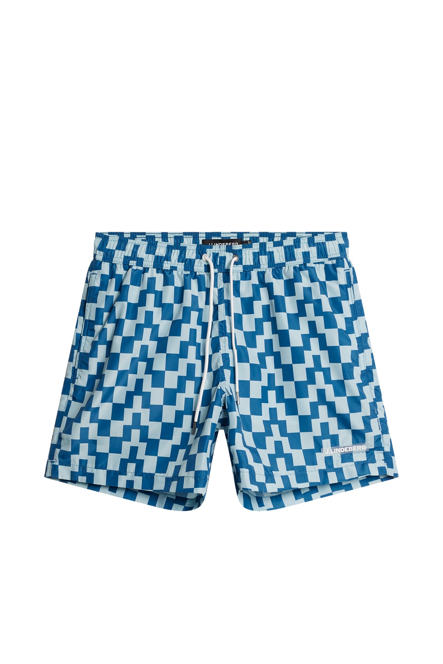 Banks Bridge Stack Swim Trunks in Bridge Stack Blue M by J.Lindeberg