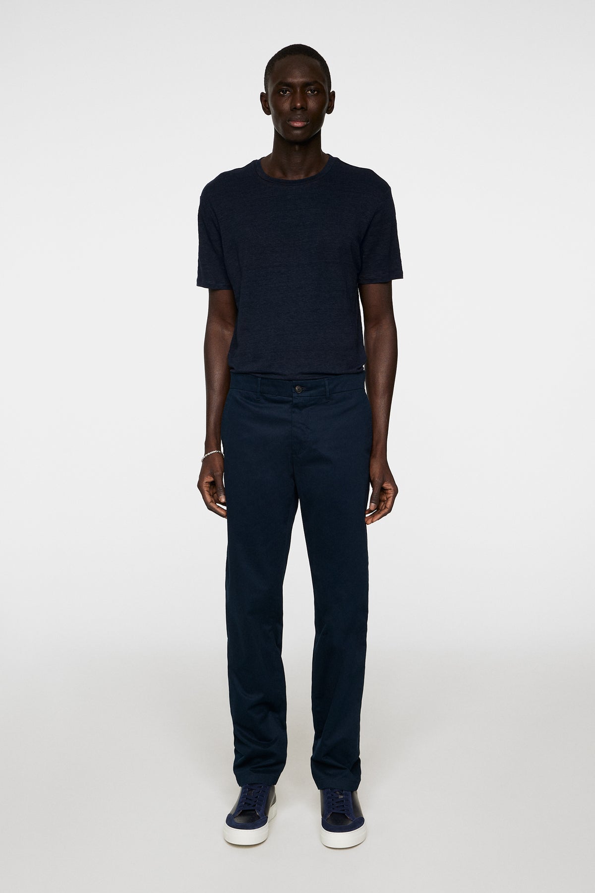 Ched Cloud Satin Pants in JL Navy by J.Lindeberg