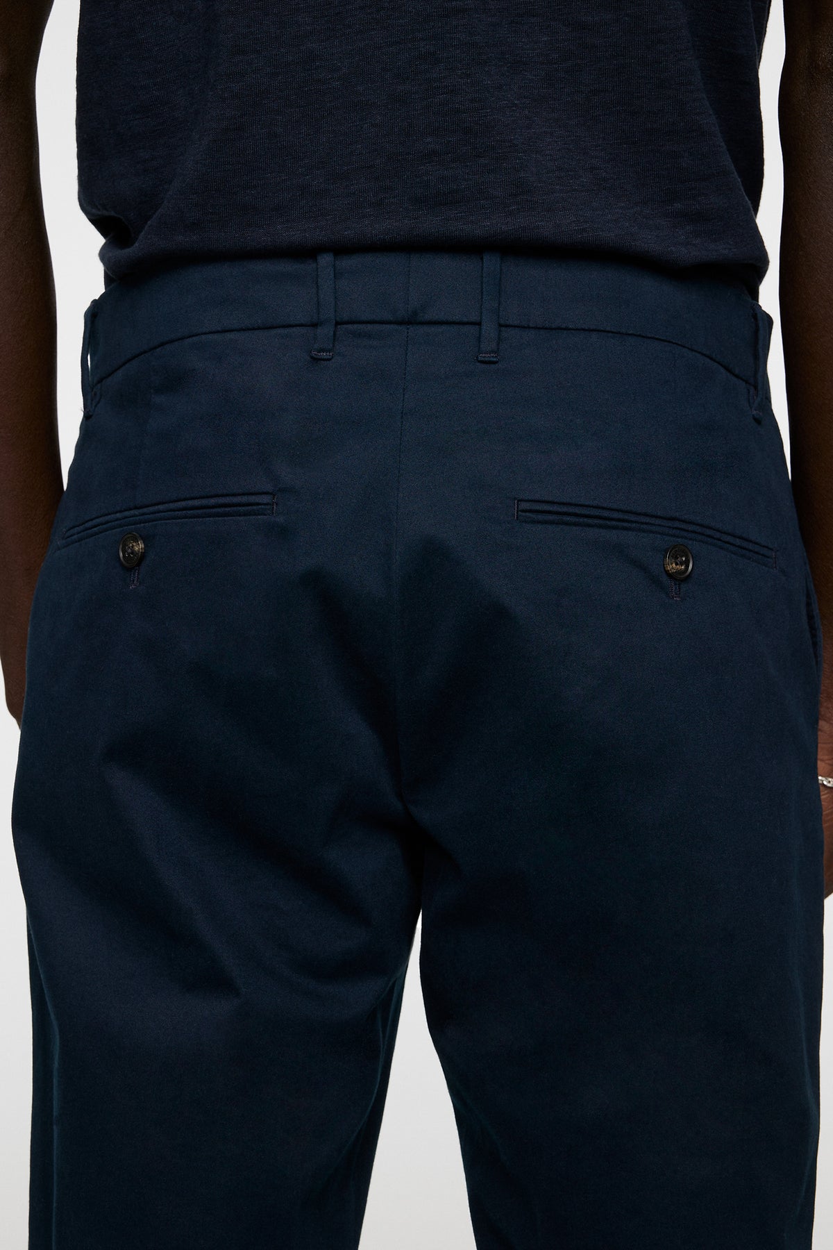Ched Cloud Satin Pants in JL Navy by J.Lindeberg