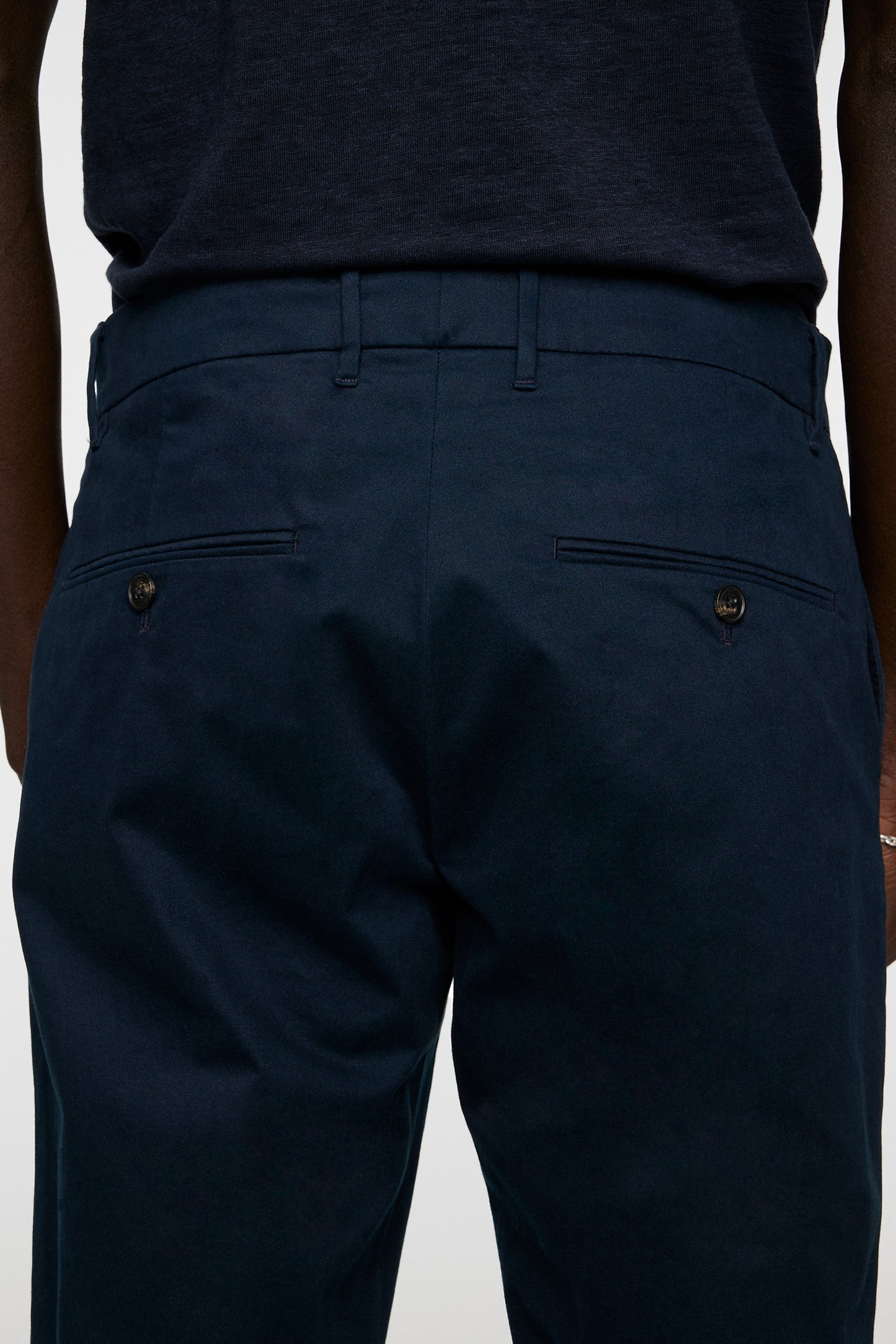 Ched Cloud Satin Pants in JL Navy by J.Lindeberg