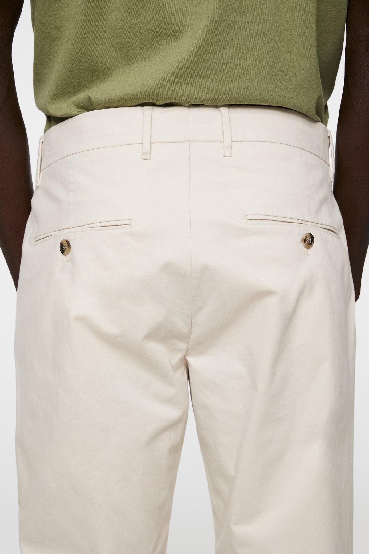 Ched Cloud Satin Pants in Moonbeam by J.Lindeberg