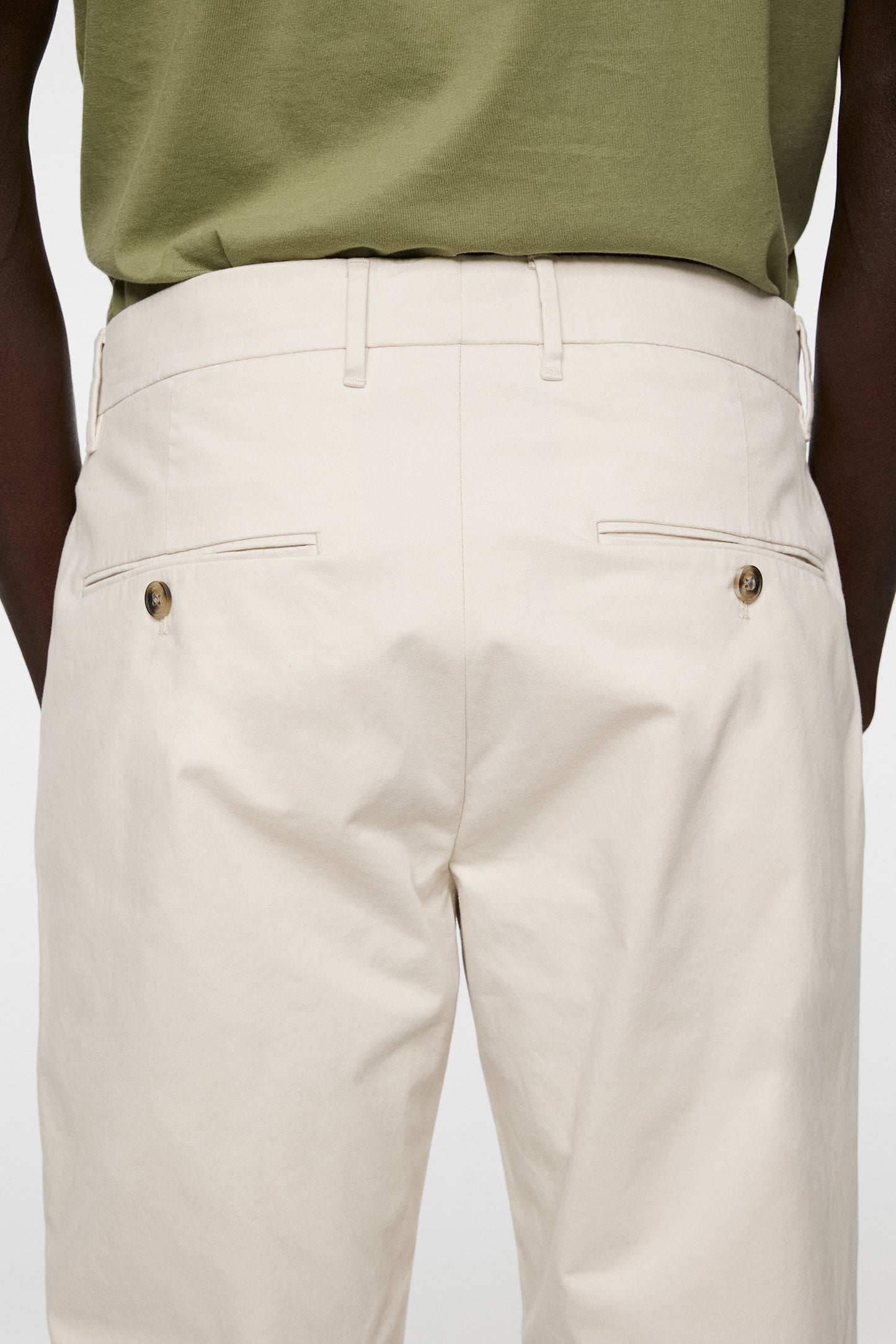 Ched Cloud Satin Pants in Moonbeam by J.Lindeberg