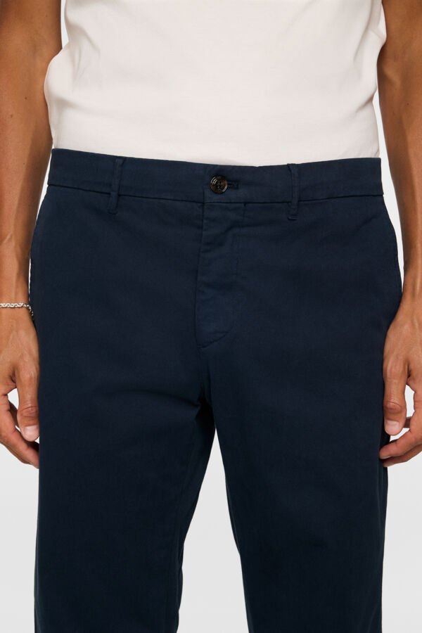 Ched Cotton Stretch Pants / JL Navy