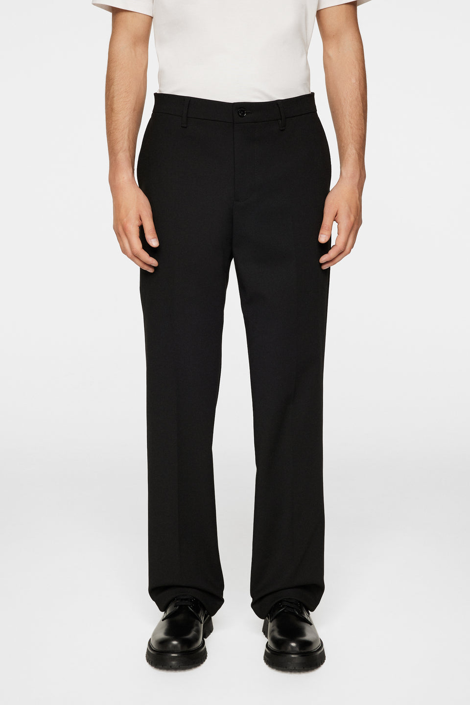 Gabi Compact Stretch Pants / Black